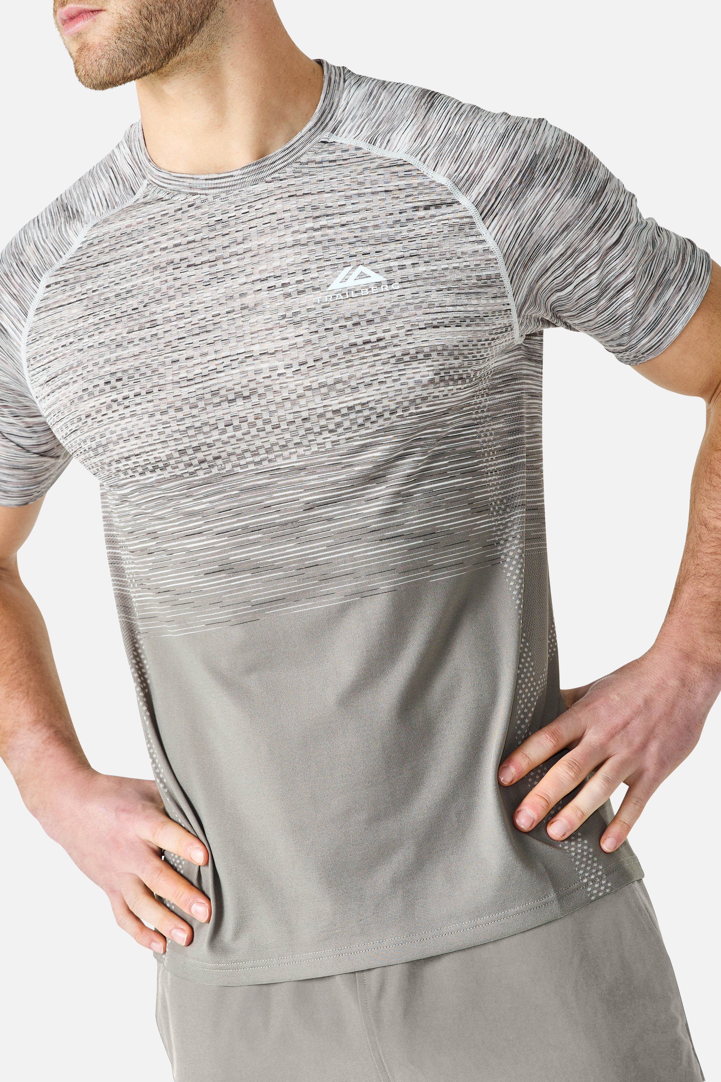 Apex Seamless Tee - Mocha/Pebble Stone/Snowy Peaks/White