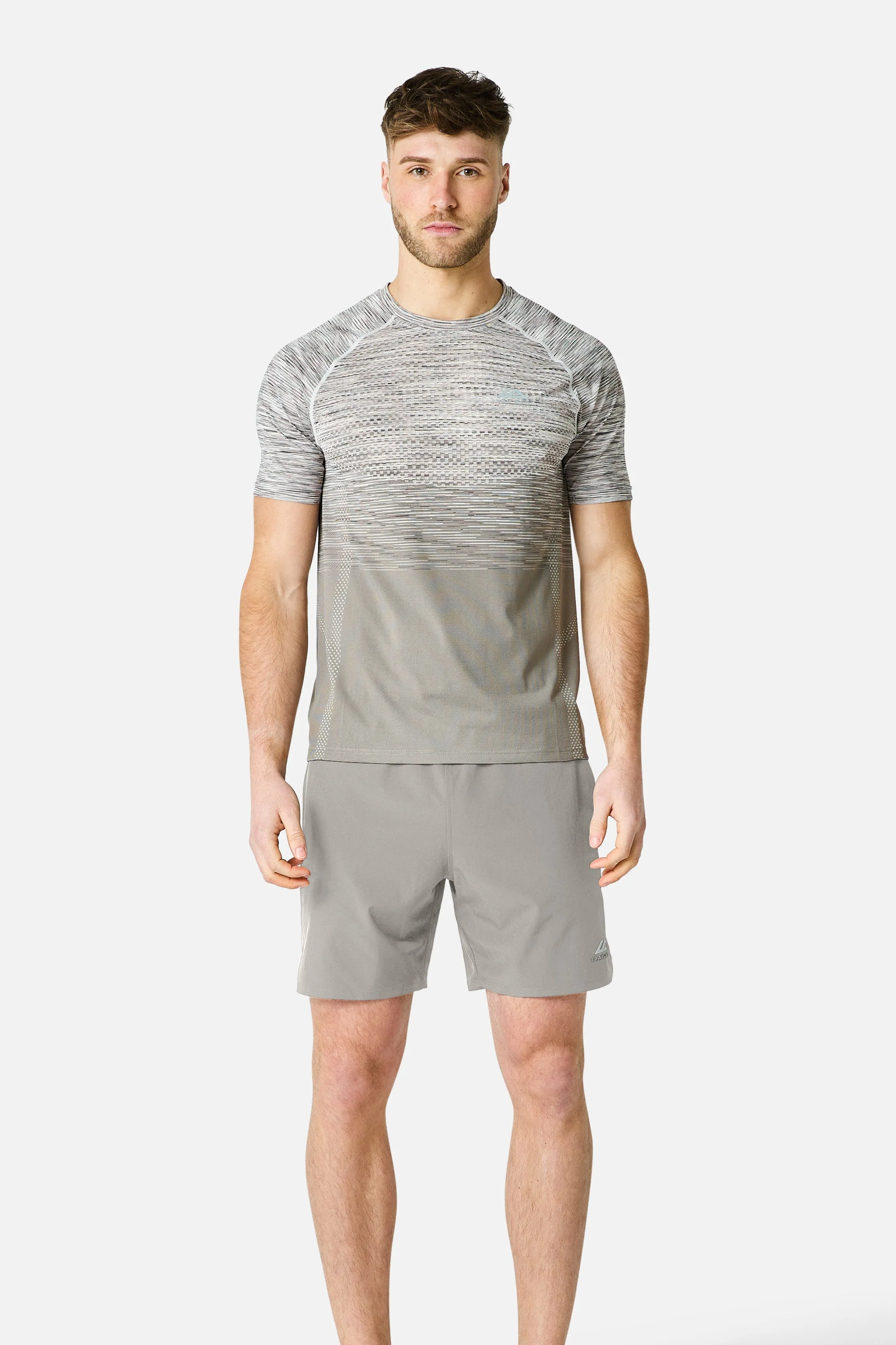 Apex Seamless Tee - Mocha/Pebble Stone/Snowy Peaks/White - Image 4