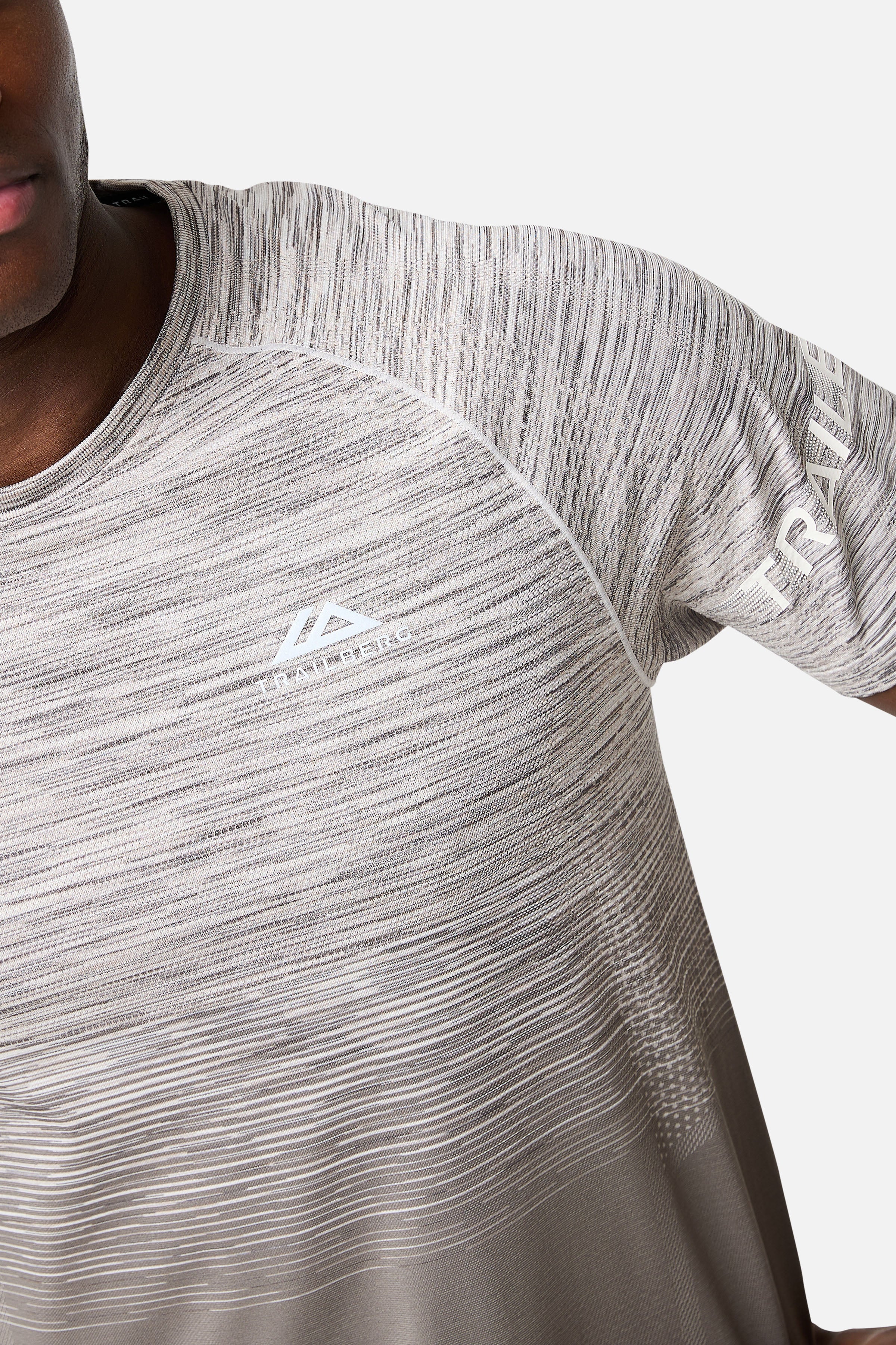 Arc Seamless Tee - Mocha/Pebblestone/Frosted Ridge - Image 4