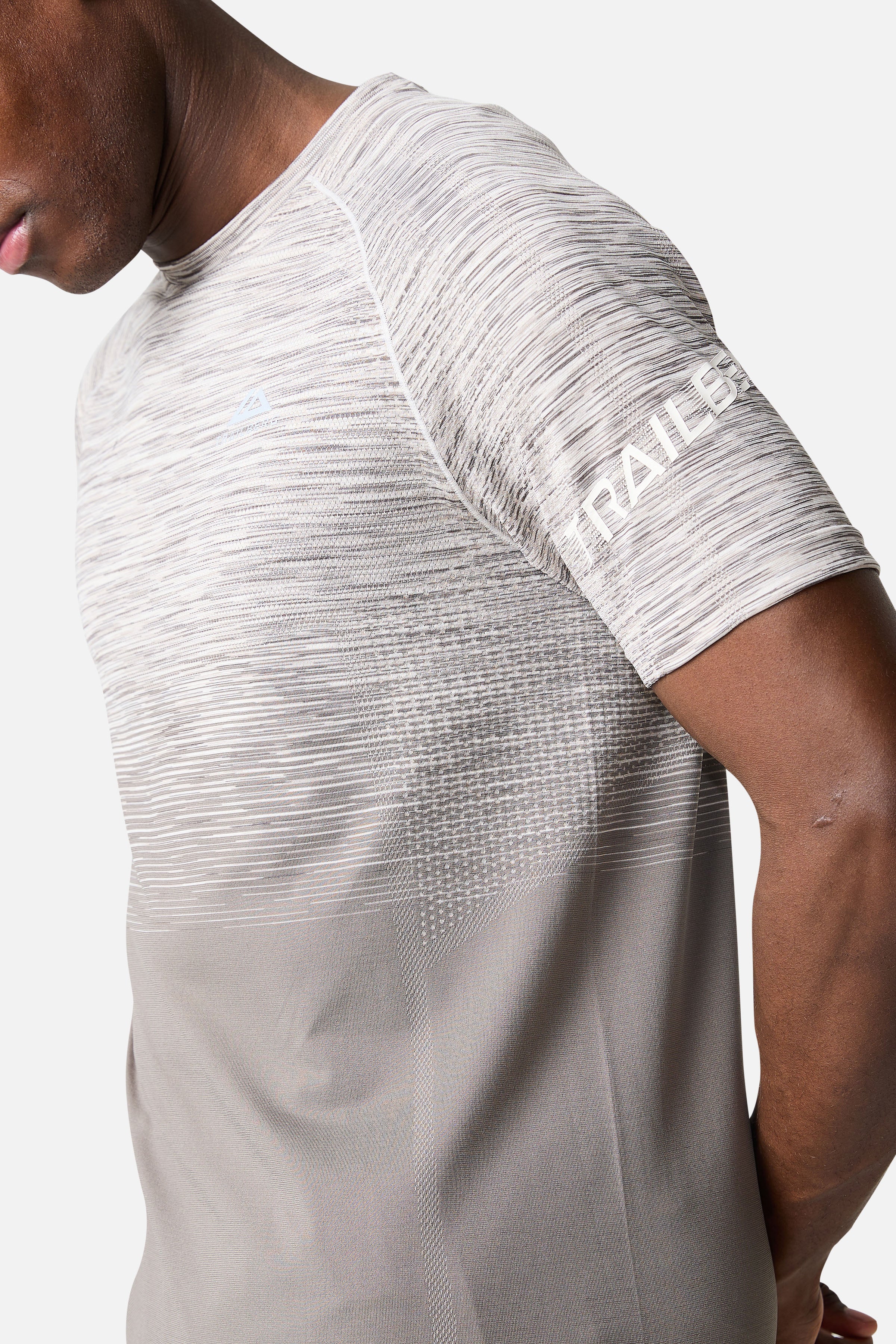 Arc Seamless Tee - Mocha/Pebblestone/Frosted Ridge - Image 7