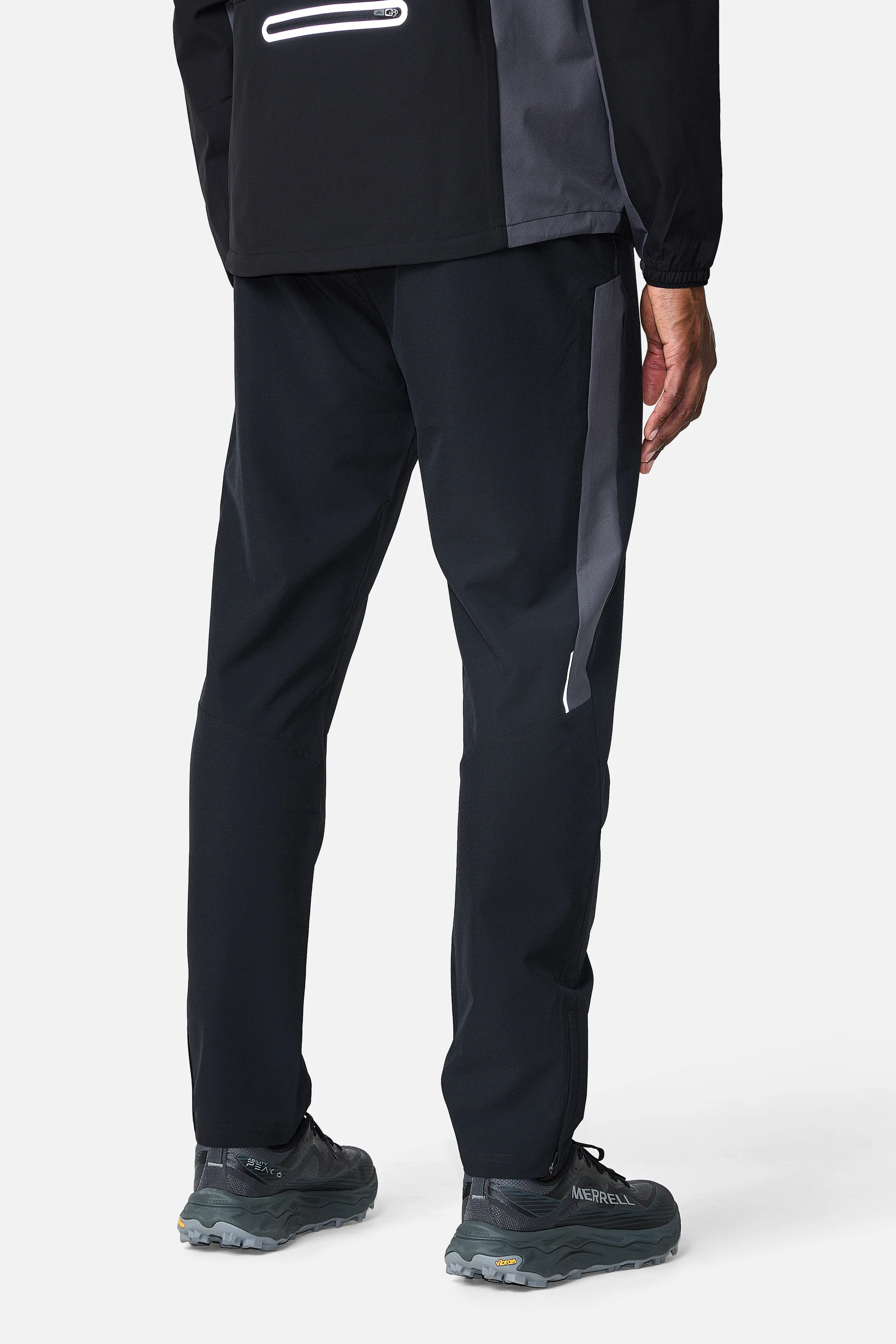 SS26 Triathlon Pant - Black/Volcano Grey/Blazing Red - Image 3