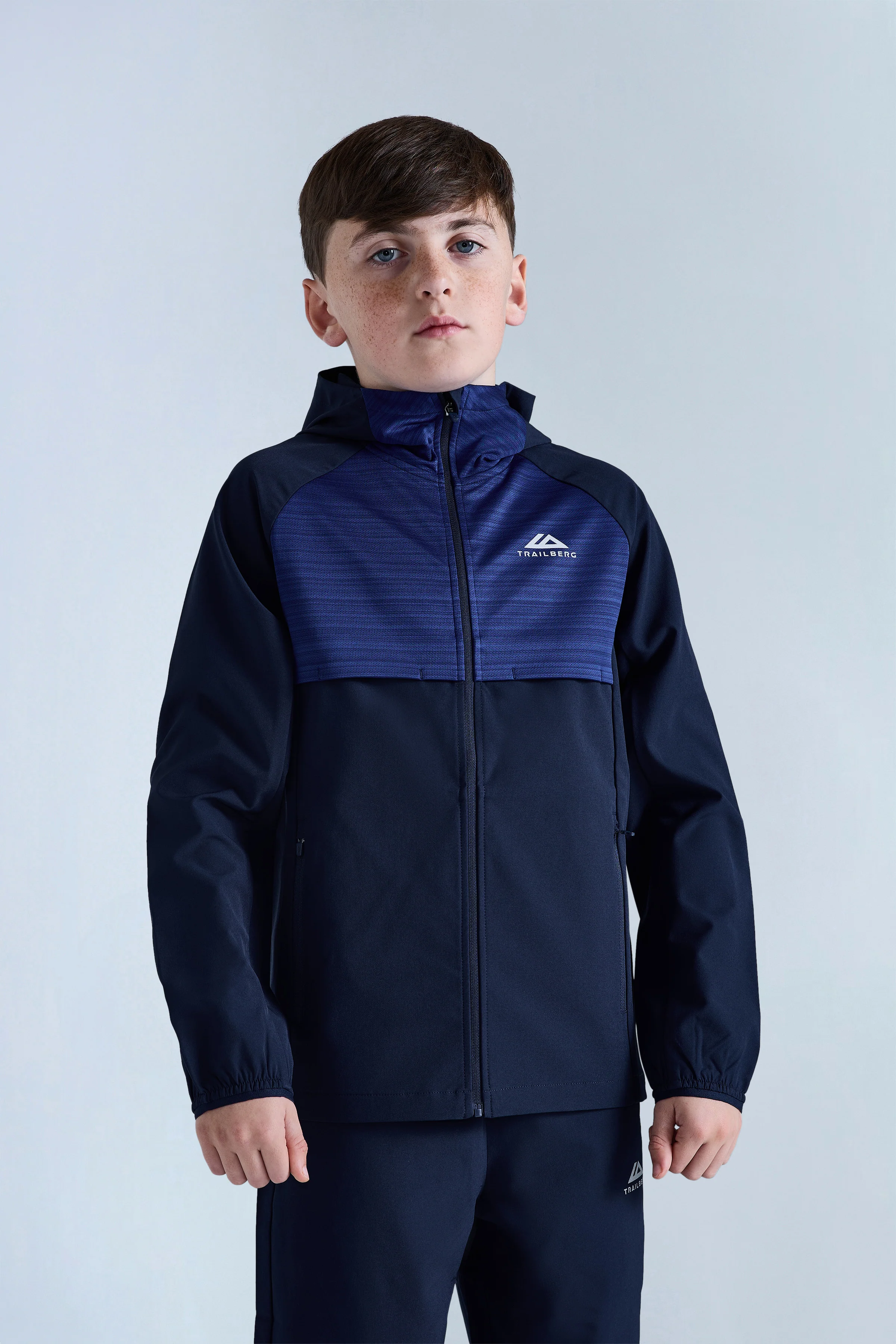 Boys Cloud 2.0 Woven Tracksuit - Navy Blue/Space Blue - Image 3