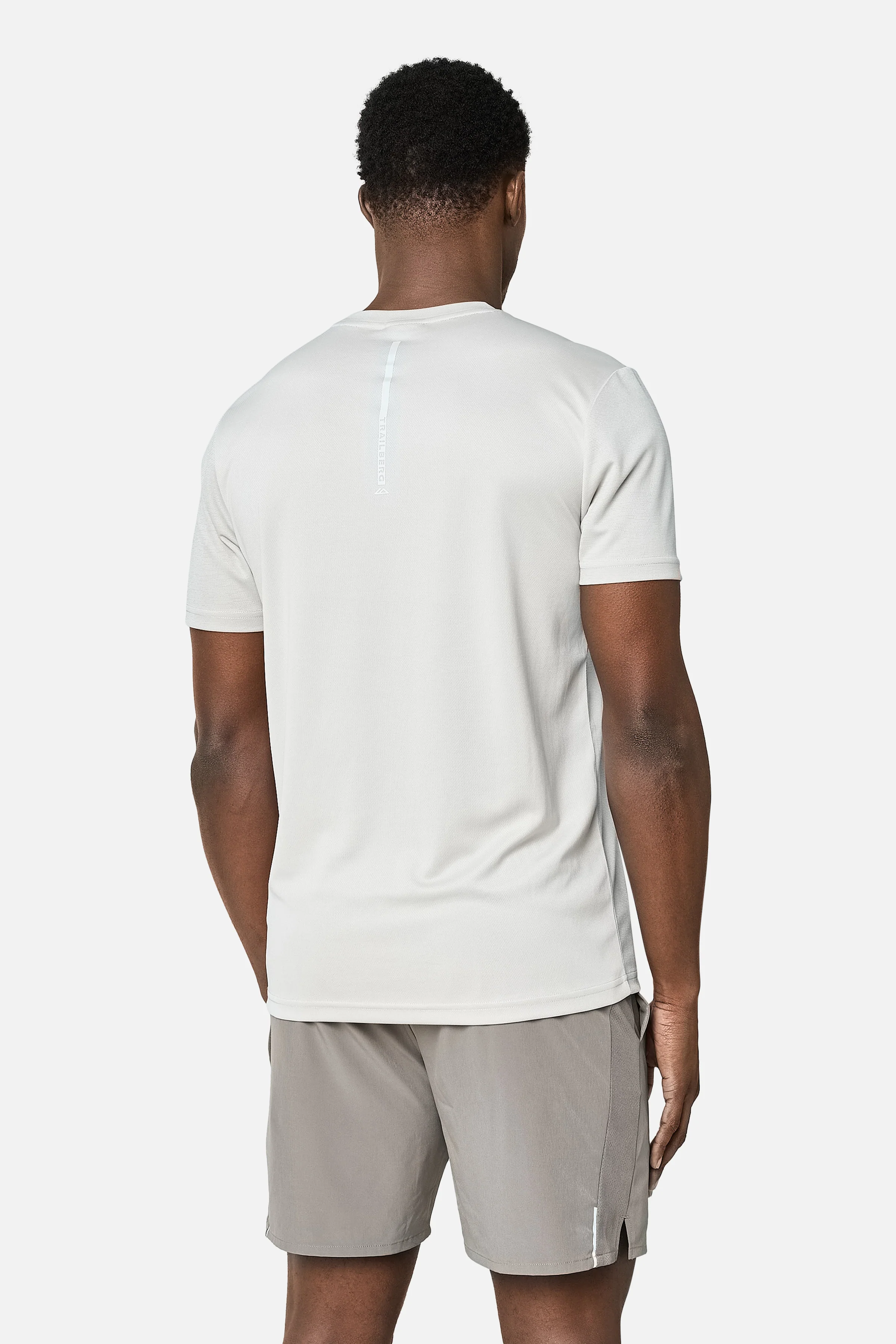 Blur Large Logo Tee - Pebblestone - Image 4