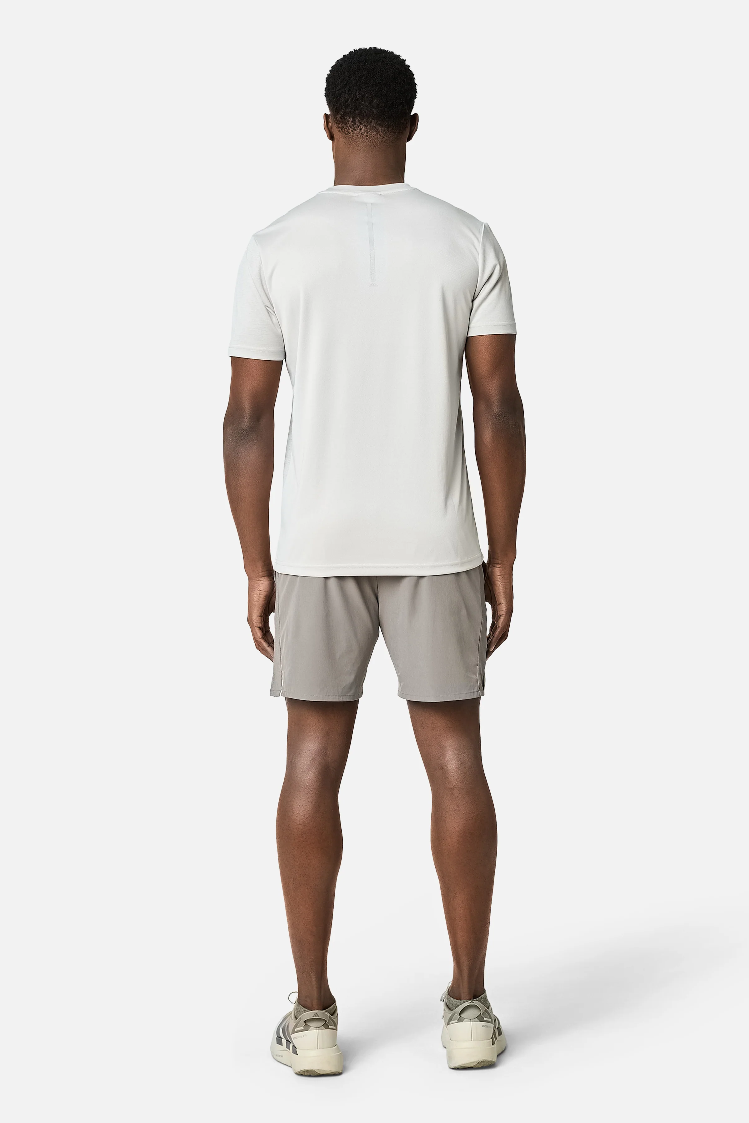 Blur Large Logo Tee - Pebblestone - Image 6
