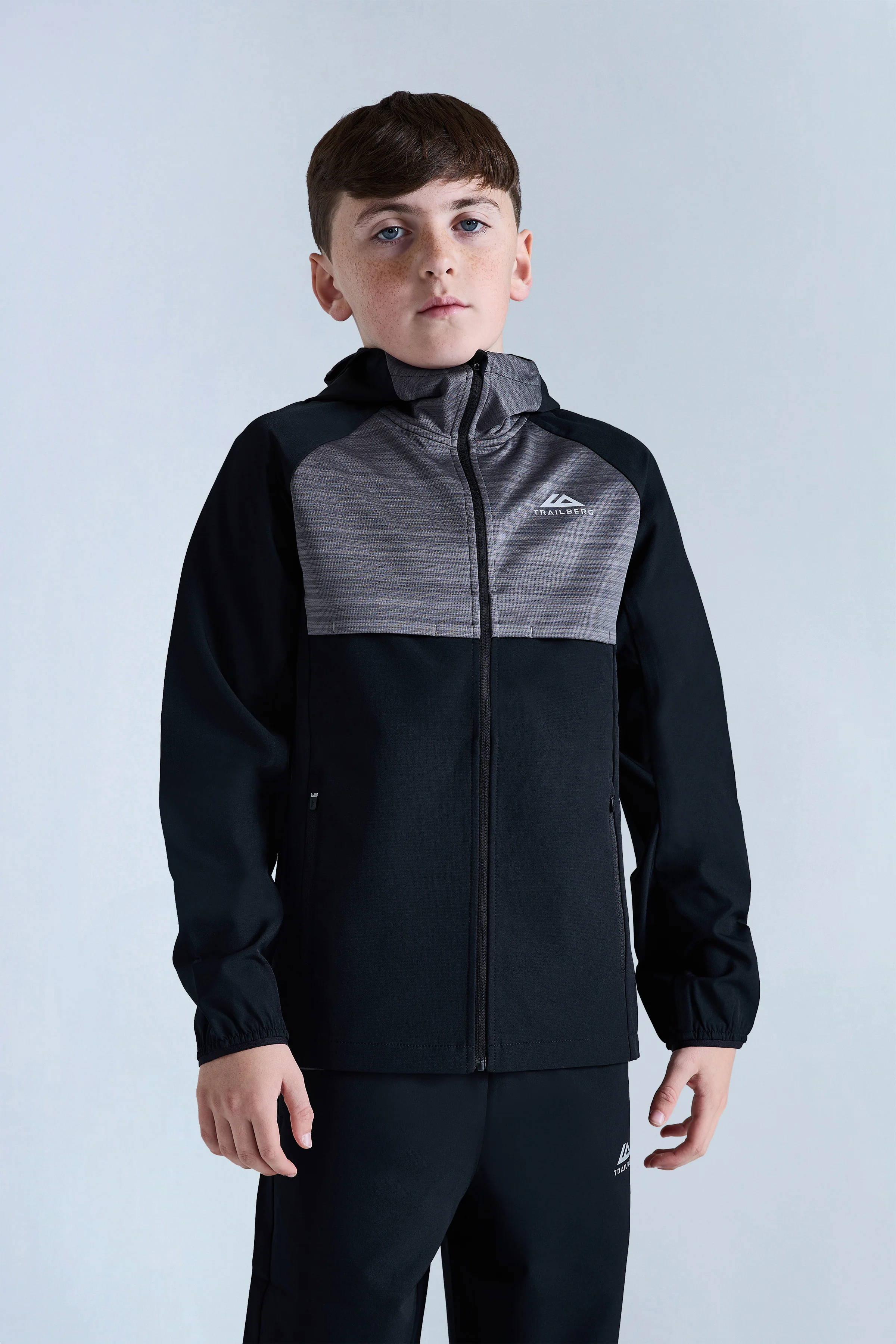 Boys Cloud 2.0 Hood - Black/Urban Smoke