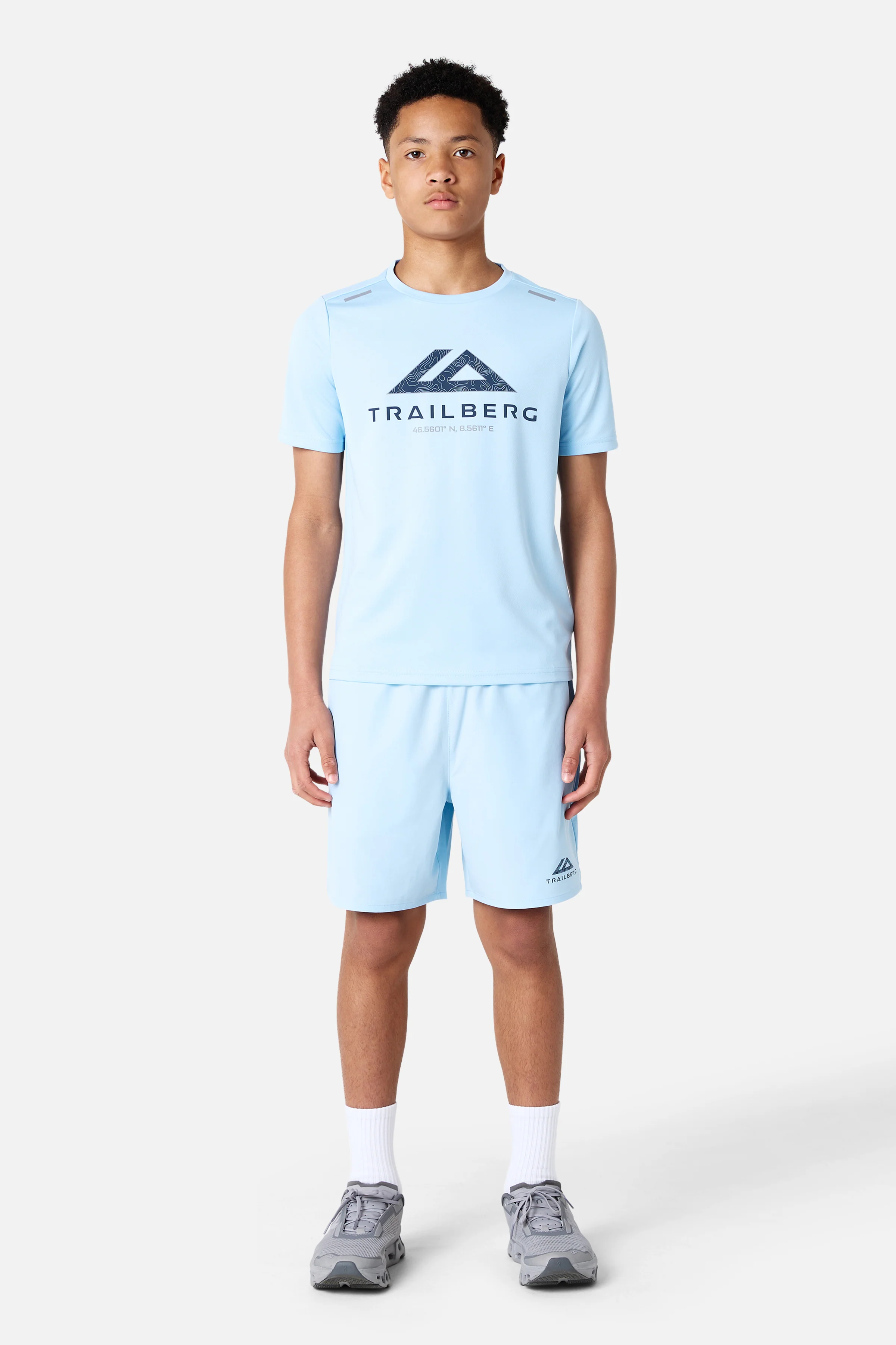Boys Flex Tee - Dove Blue - Image 2