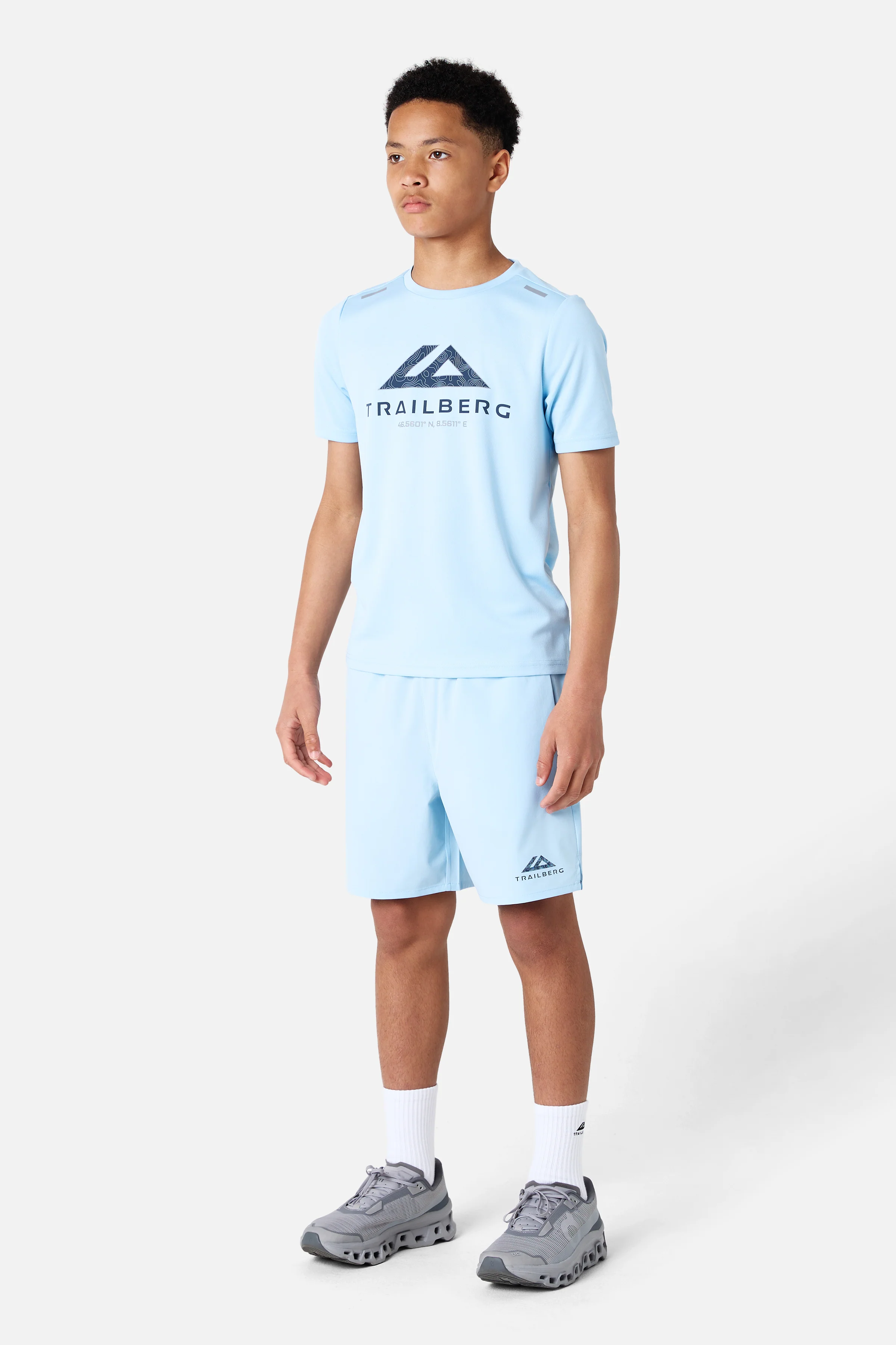 Boys Flex Tee - Dove Blue - Image 3