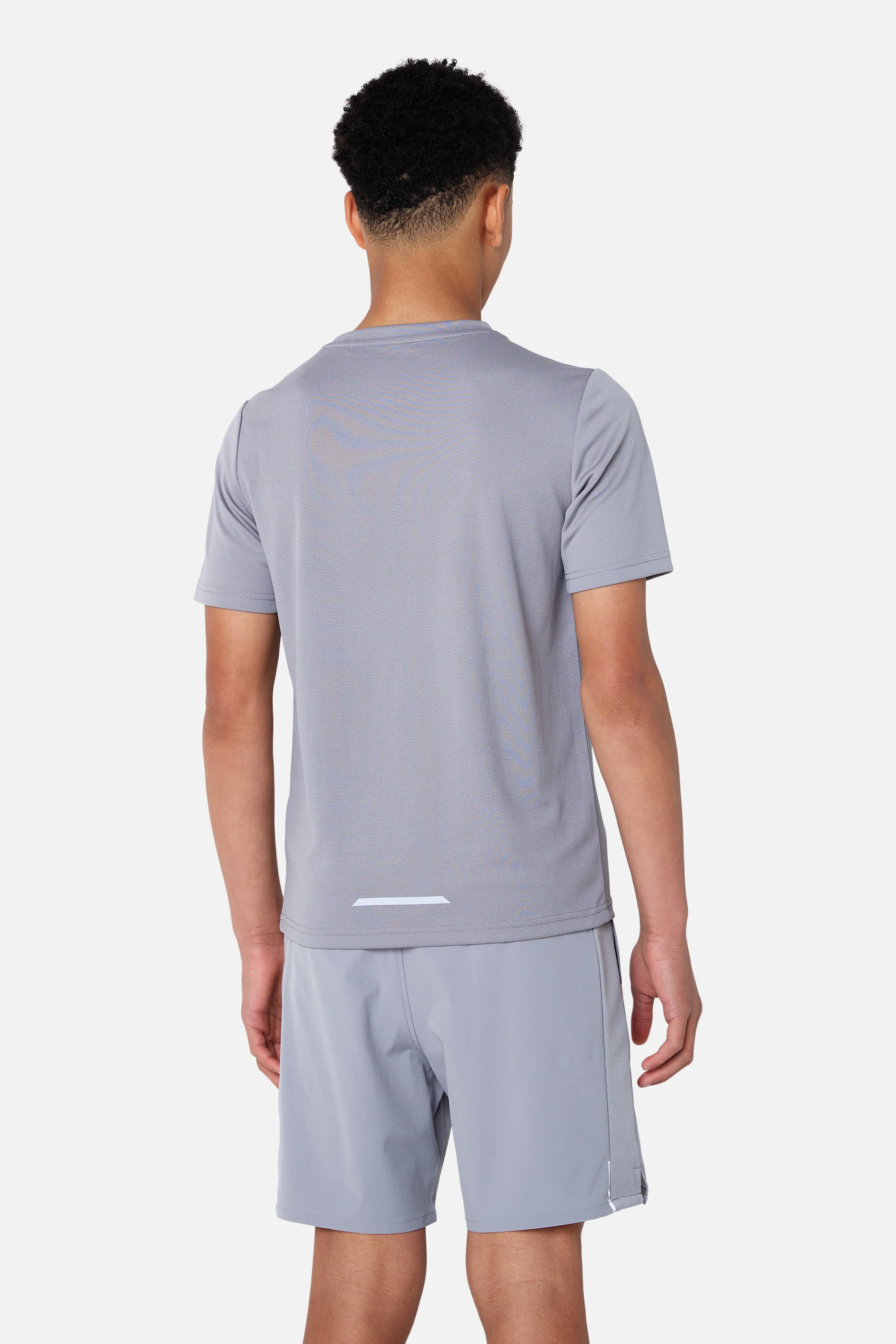 Boys Flex Tee - Moon Grey - Image 4