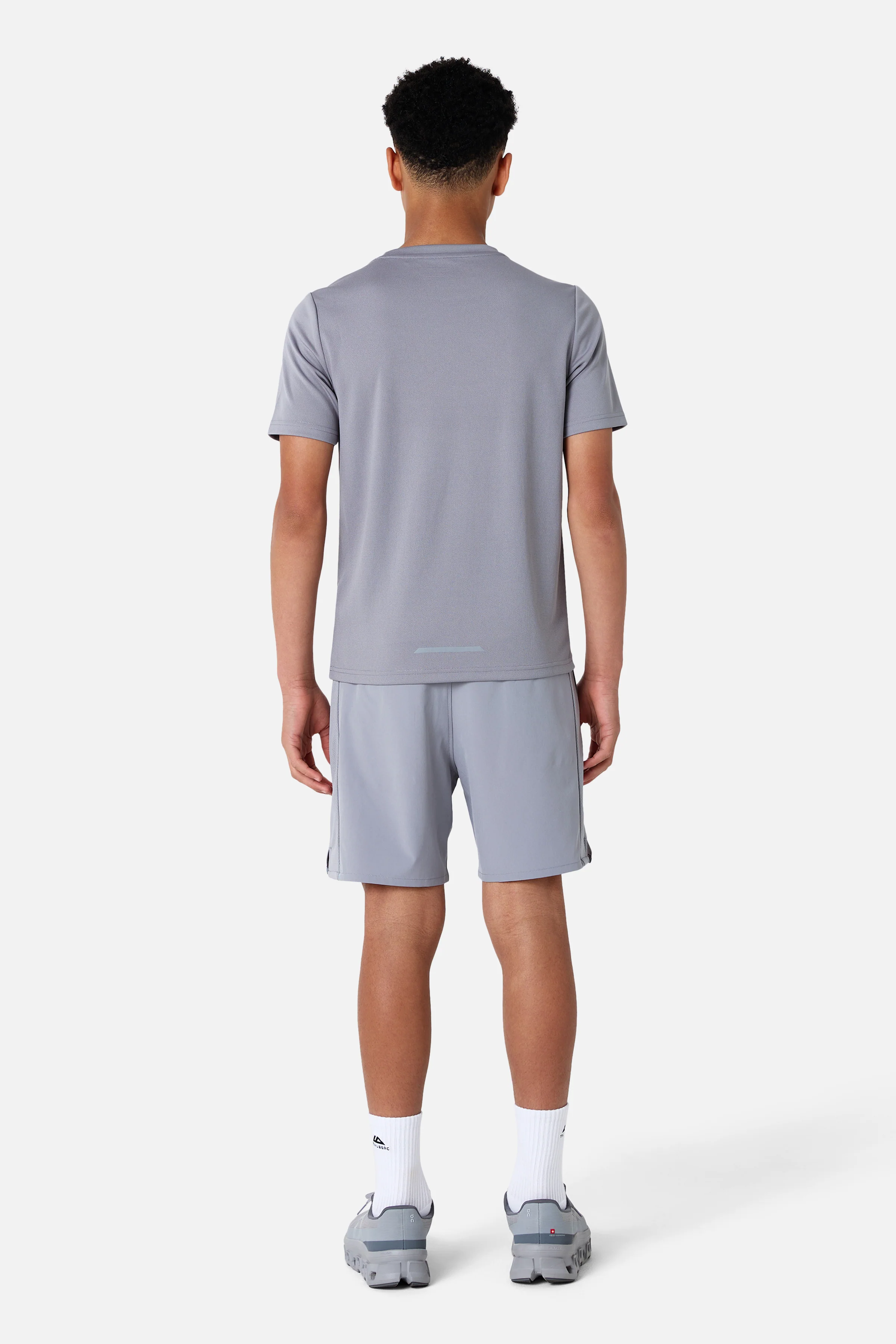 Boys Flex Tee - Moon Grey - Image 5