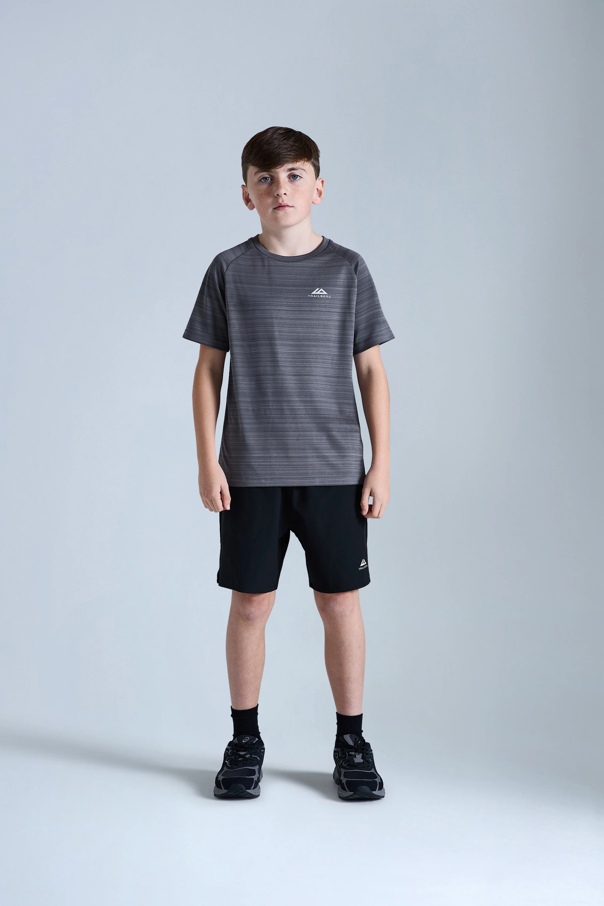 Boys Cloud 2.0 Tee - Urban Smoke/Black - Image 4