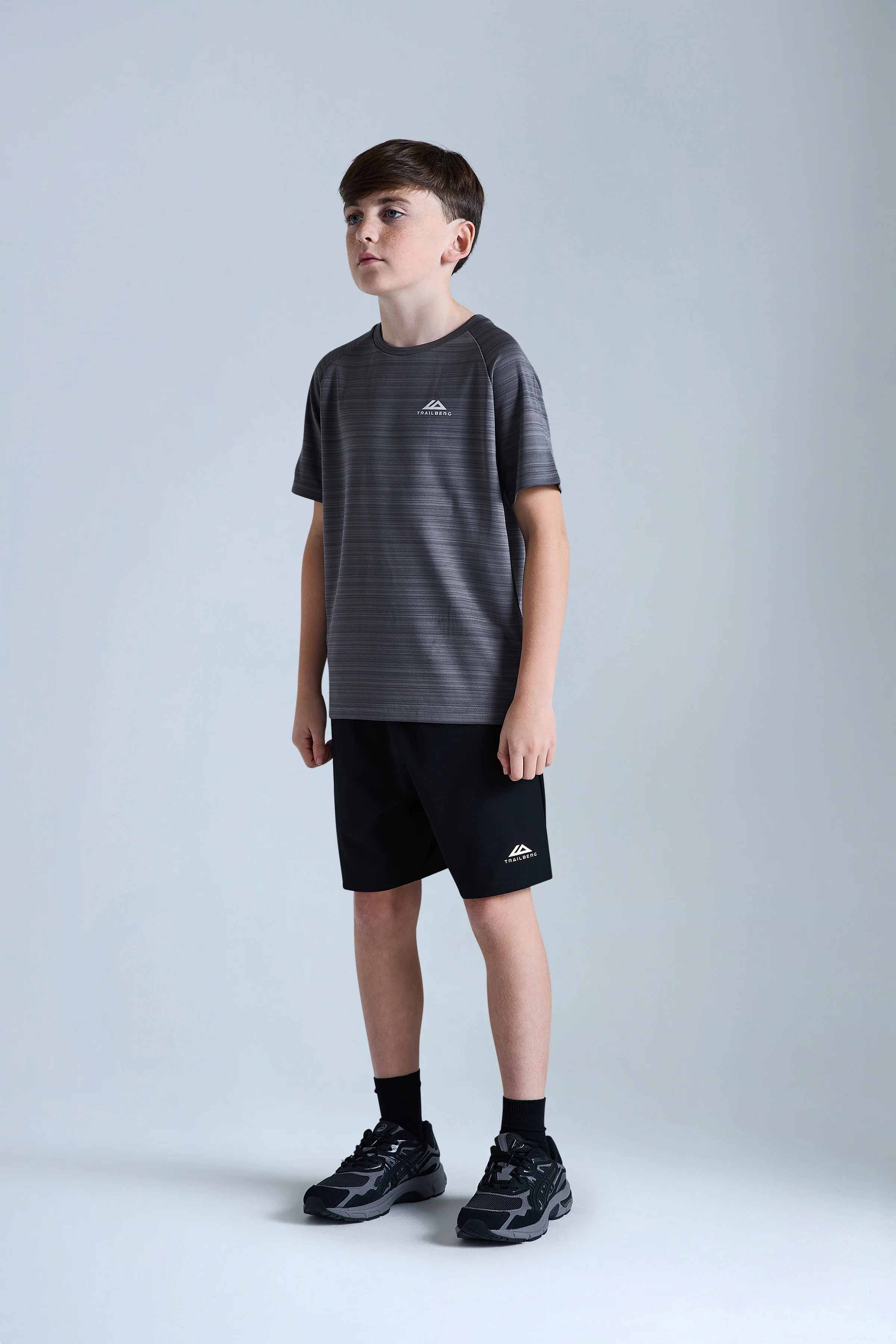 Boys Cloud 2.0 Tee - Urban Smoke/Black - Image 5