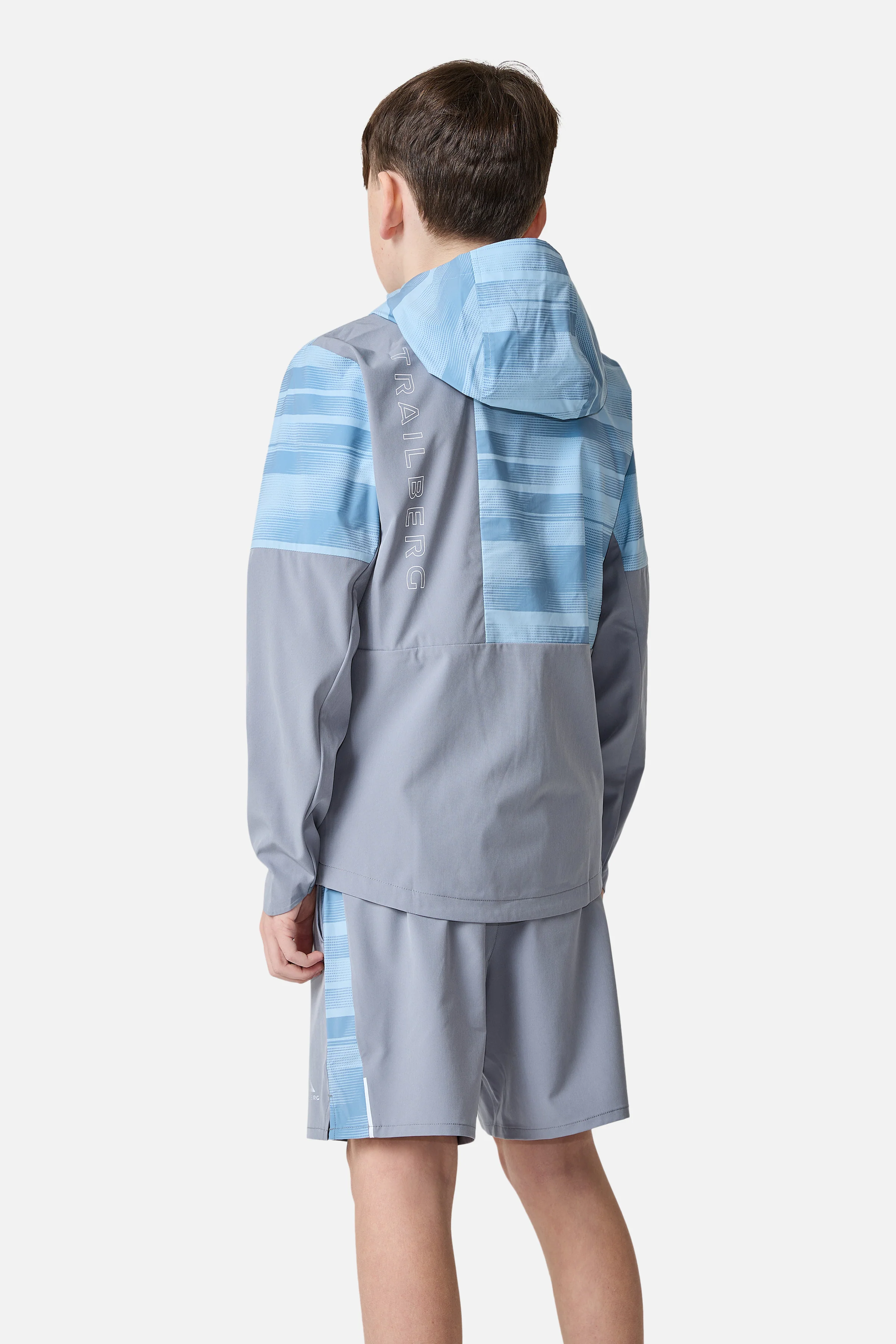 Boys Dimension Windbreaker - Cloud Haze/Dove Blue/Washed Indigo - Image 4