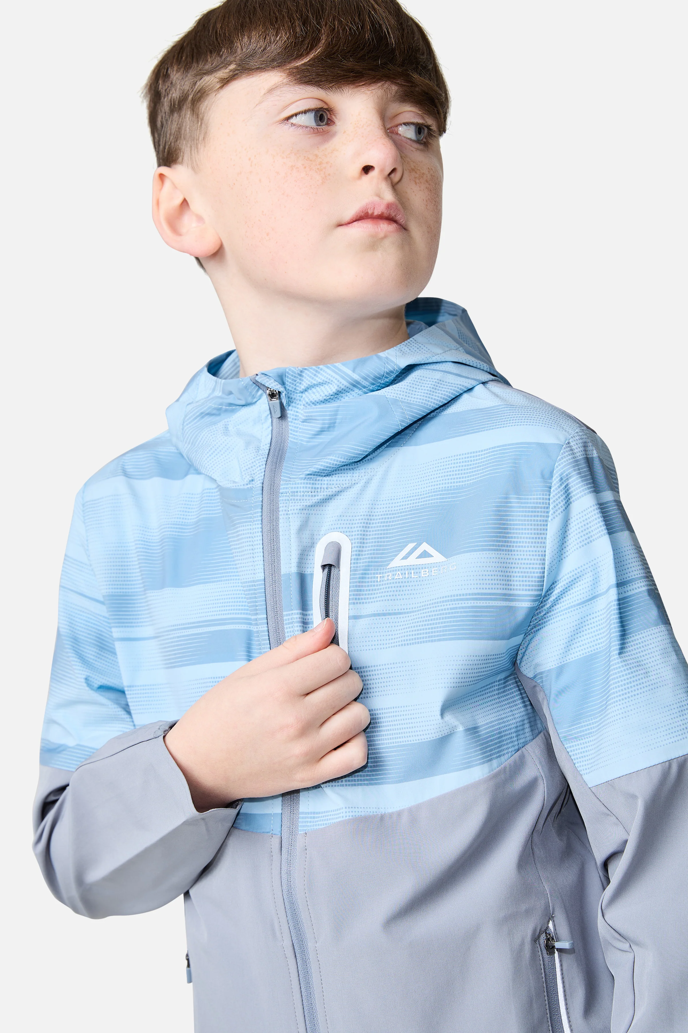 Boys Dimension Windbreaker - Cloud Haze/Dove Blue/Washed Indigo - Image 6