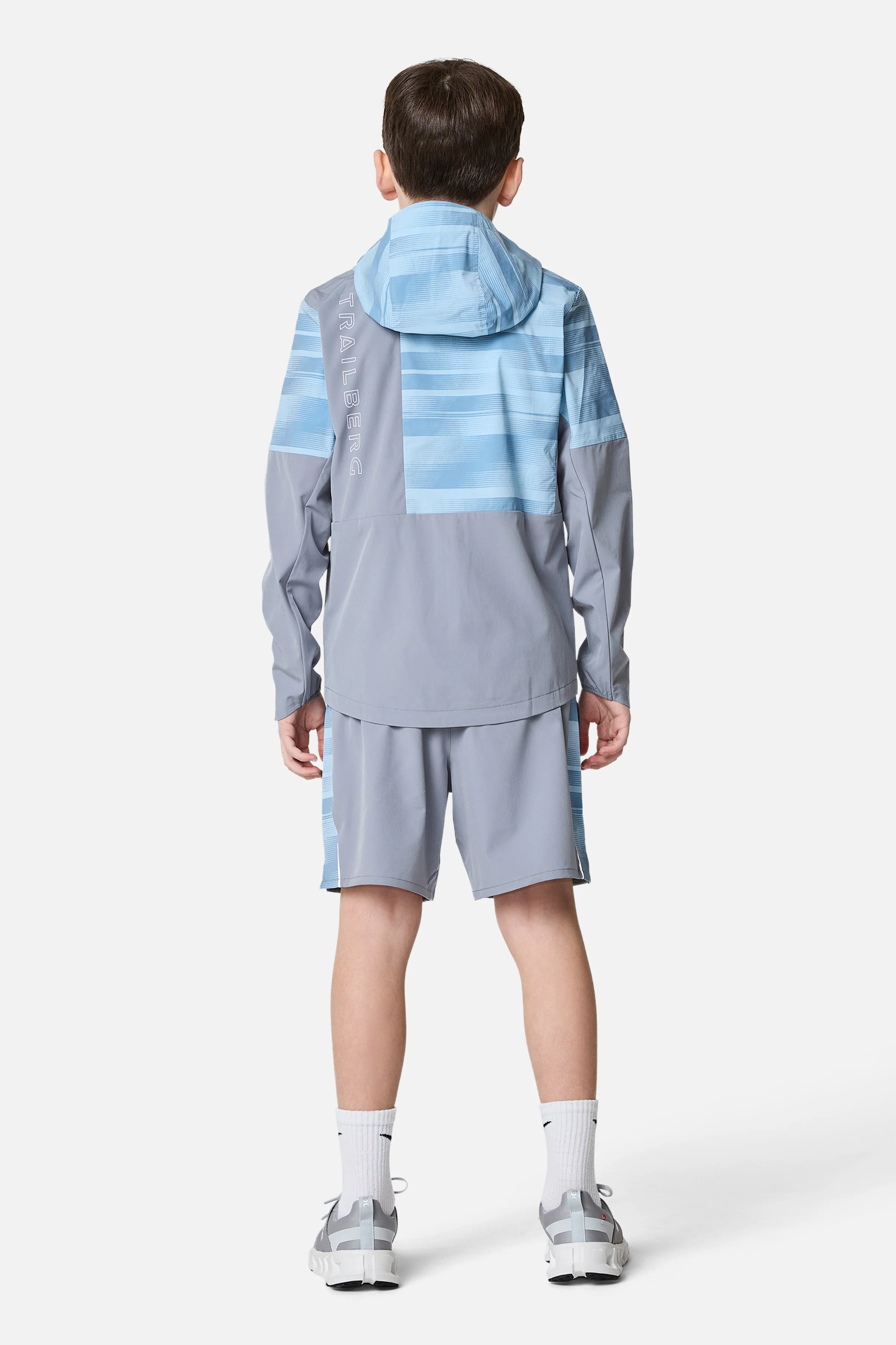 Boys Dimension Windbreaker - Cloud Haze/Dove Blue/Washed Indigo - Image 8