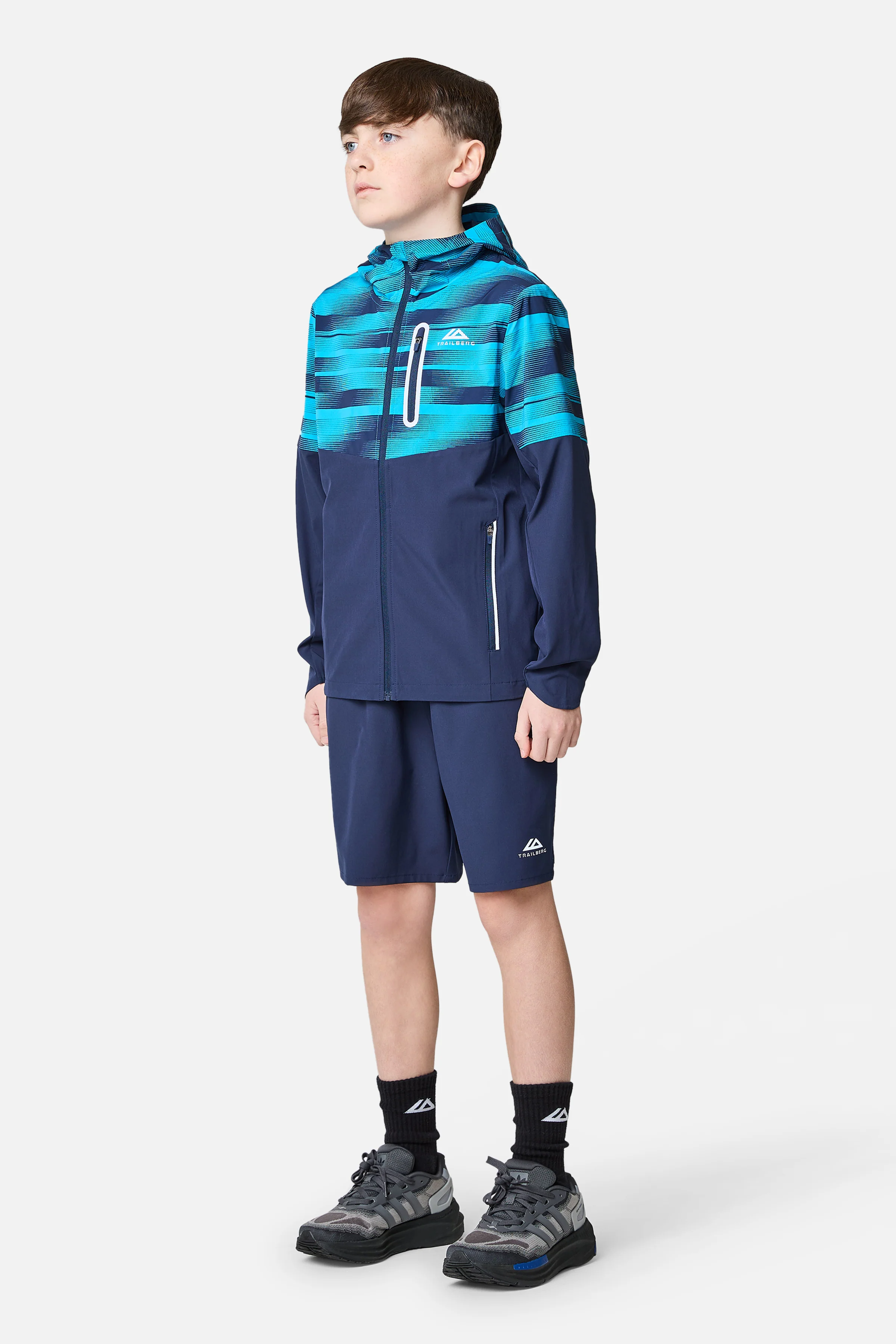 Boys Dimension Windbreaker - Navy / Mystic Ocean - Image 5