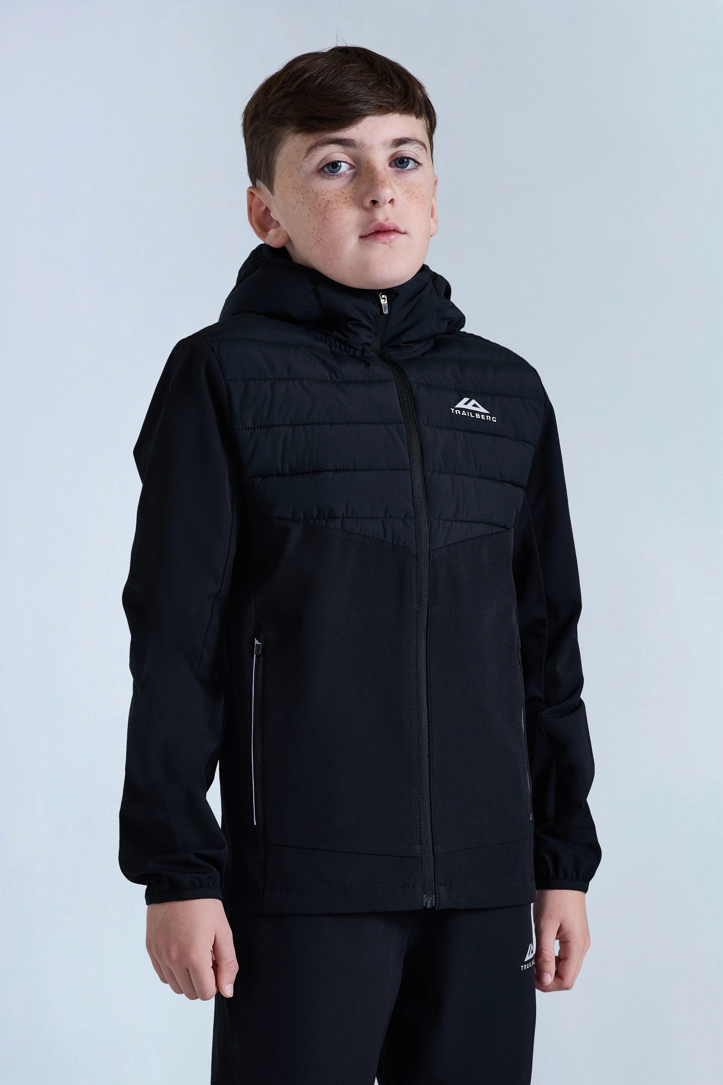 Boys Dune Hybrid Hood - Black