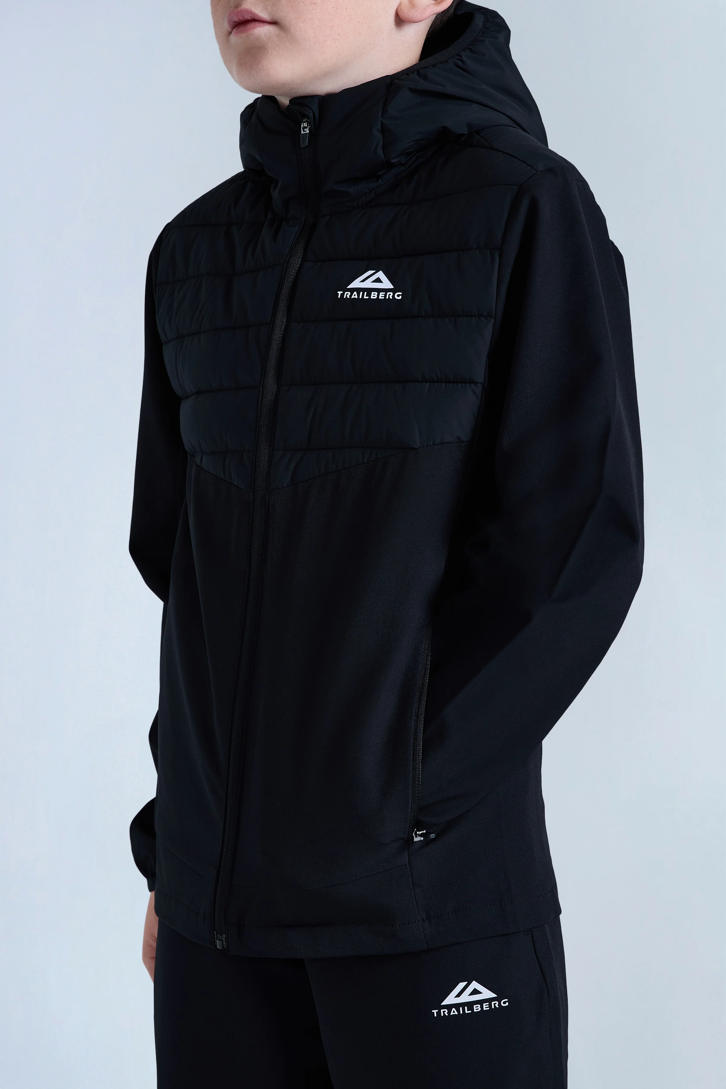 Boys Dune Hybrid Hood - Black - Image 3