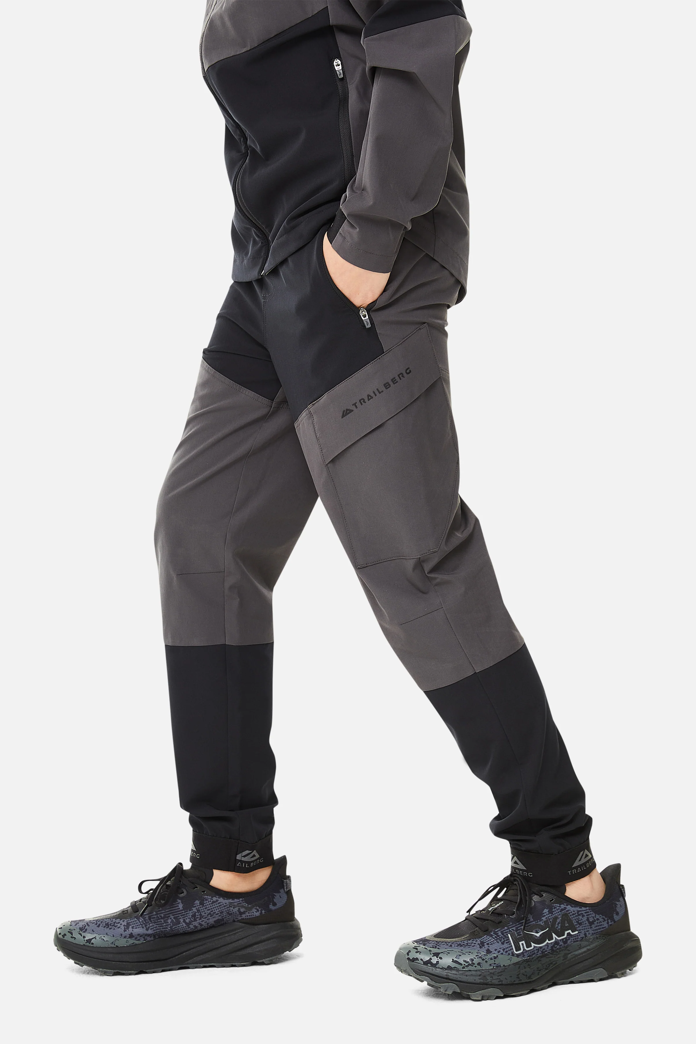 Boys Elbrus Pant - Black/Volcano Grey - Image 4