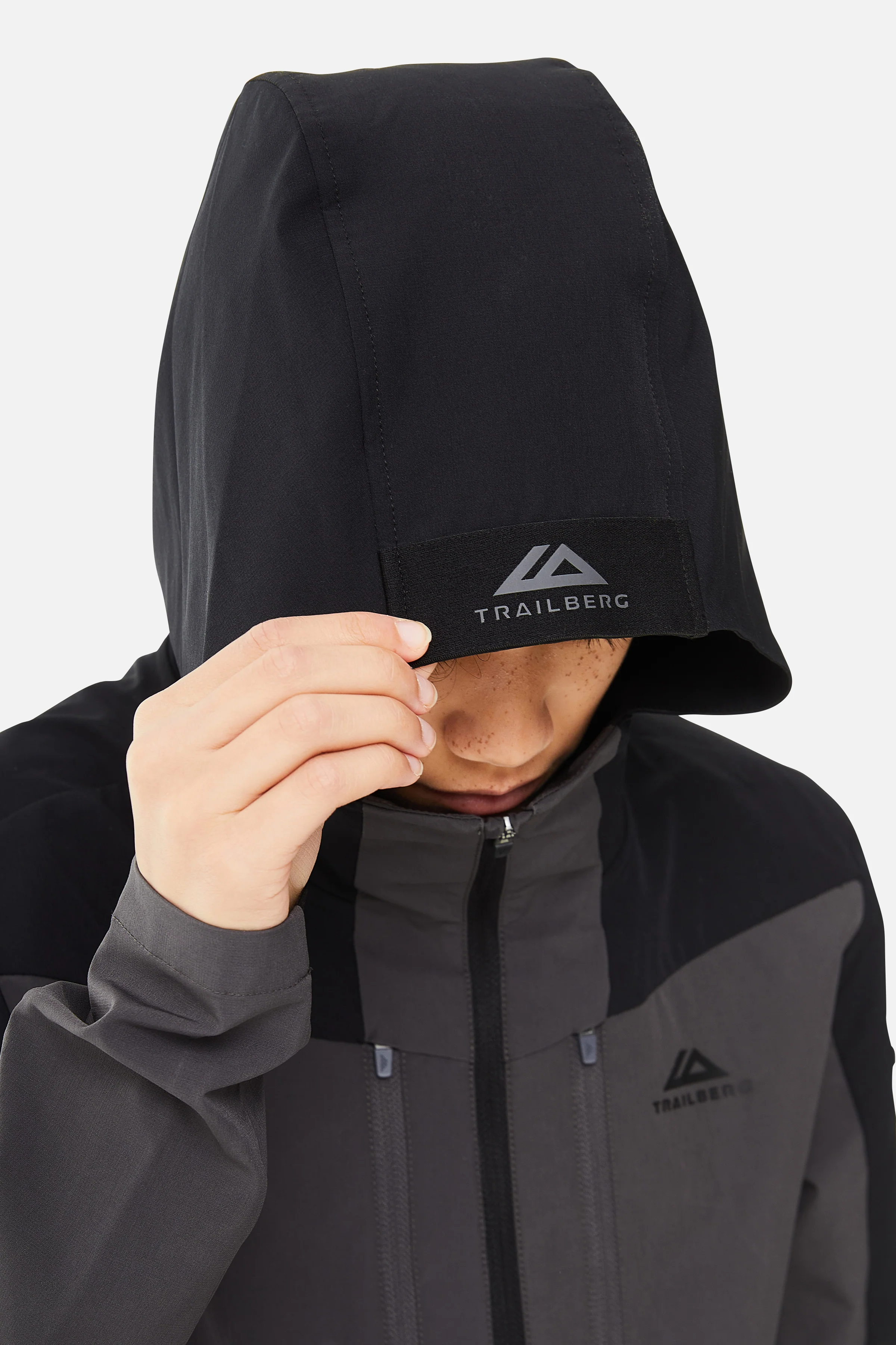 Boys Elbrus Tracksuit - Black/Volcano Grey - Image 11