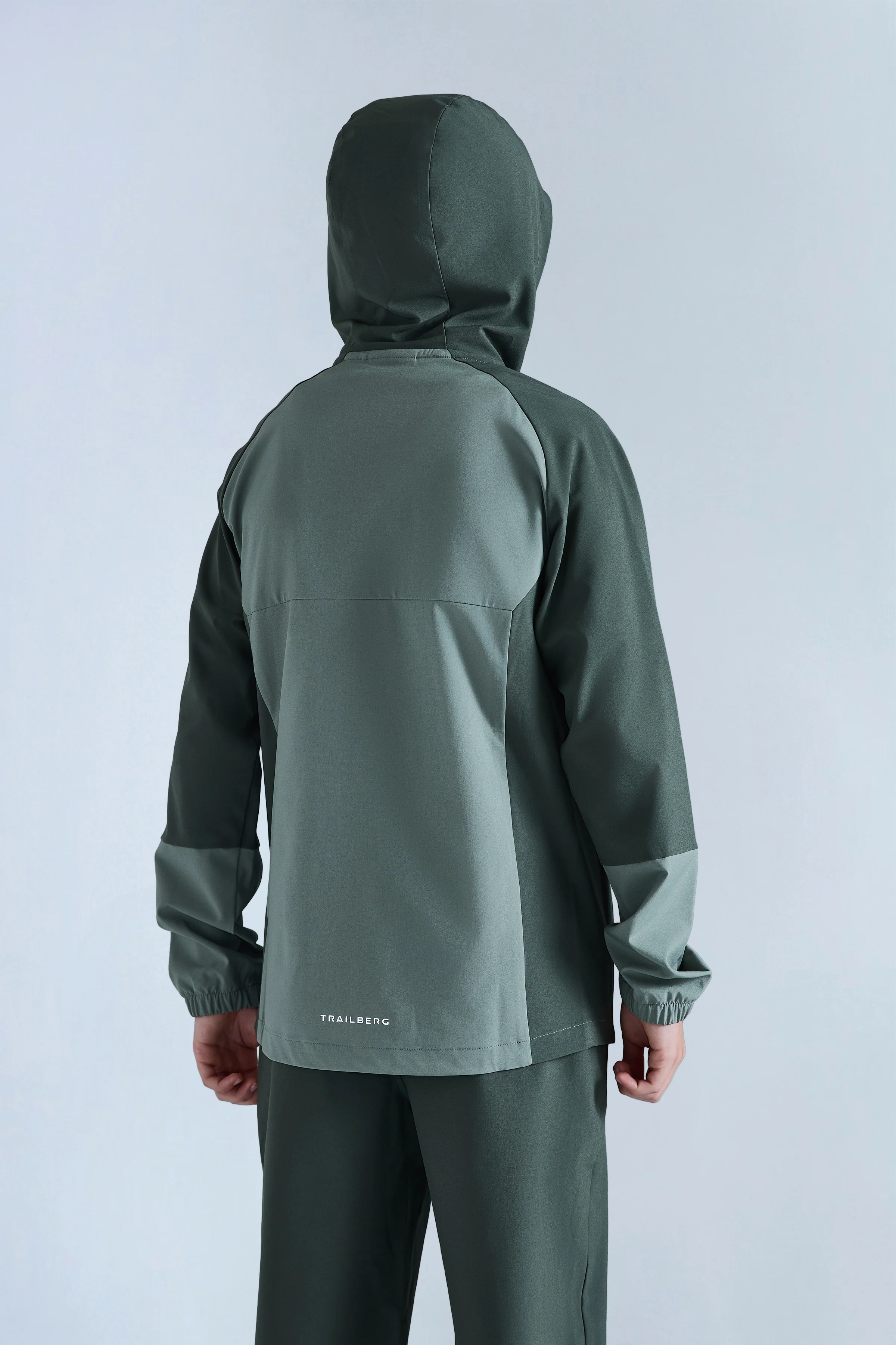 Boys Essentials Hood - Tidal Green/Dark Fern - Image 3