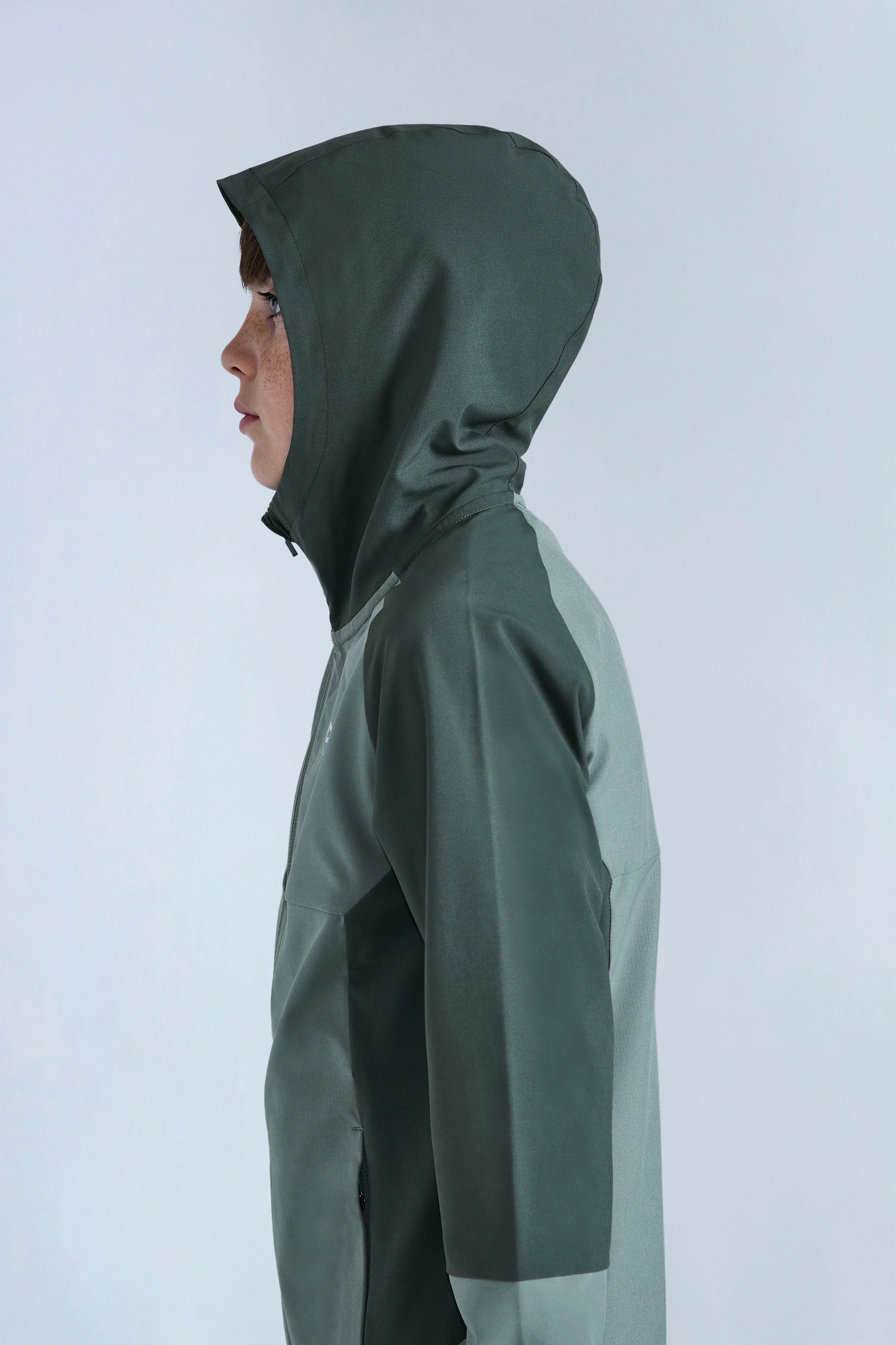 Boys Essentials Hood - Tidal Green/Dark Fern - Image 4