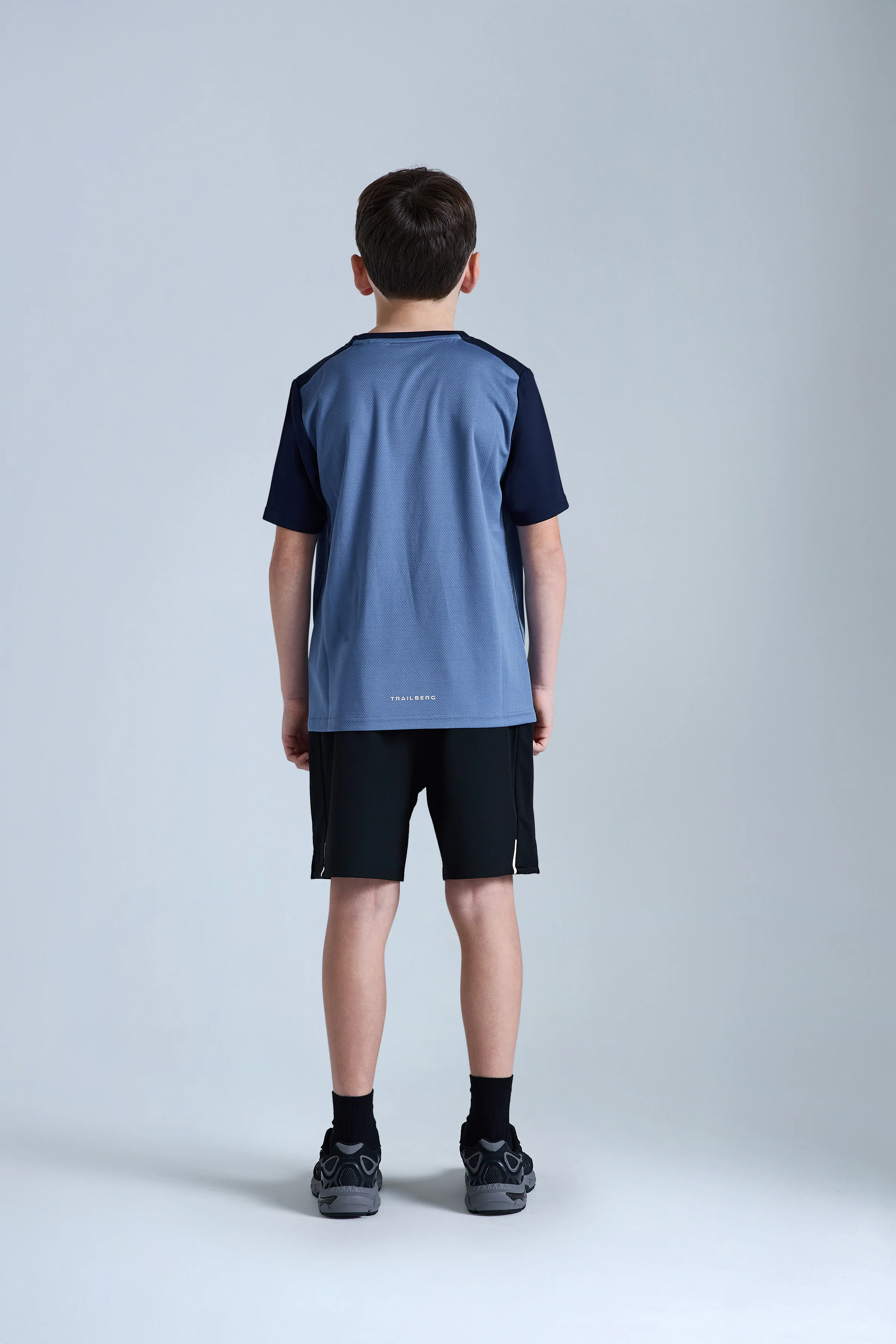 Boys Essentials Tee - Blue Essence/Navy Blue - Image 5