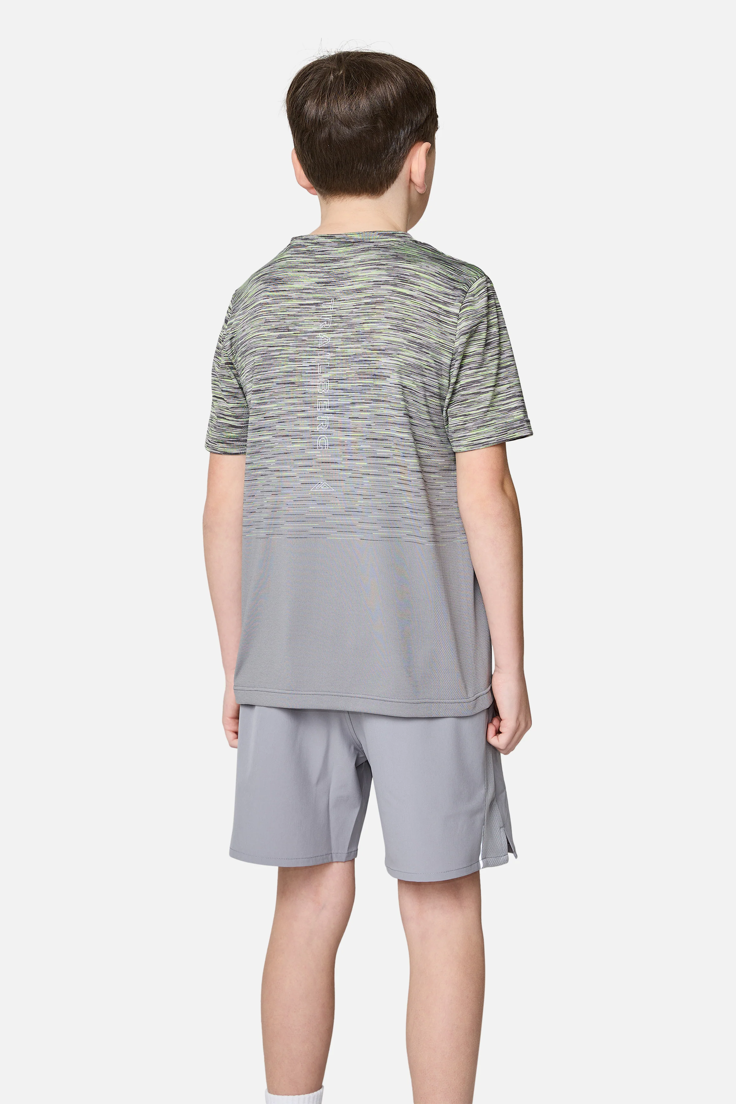 Boys Frequency Seamless Tee - Moon Grey/Iron Grey - Image 3