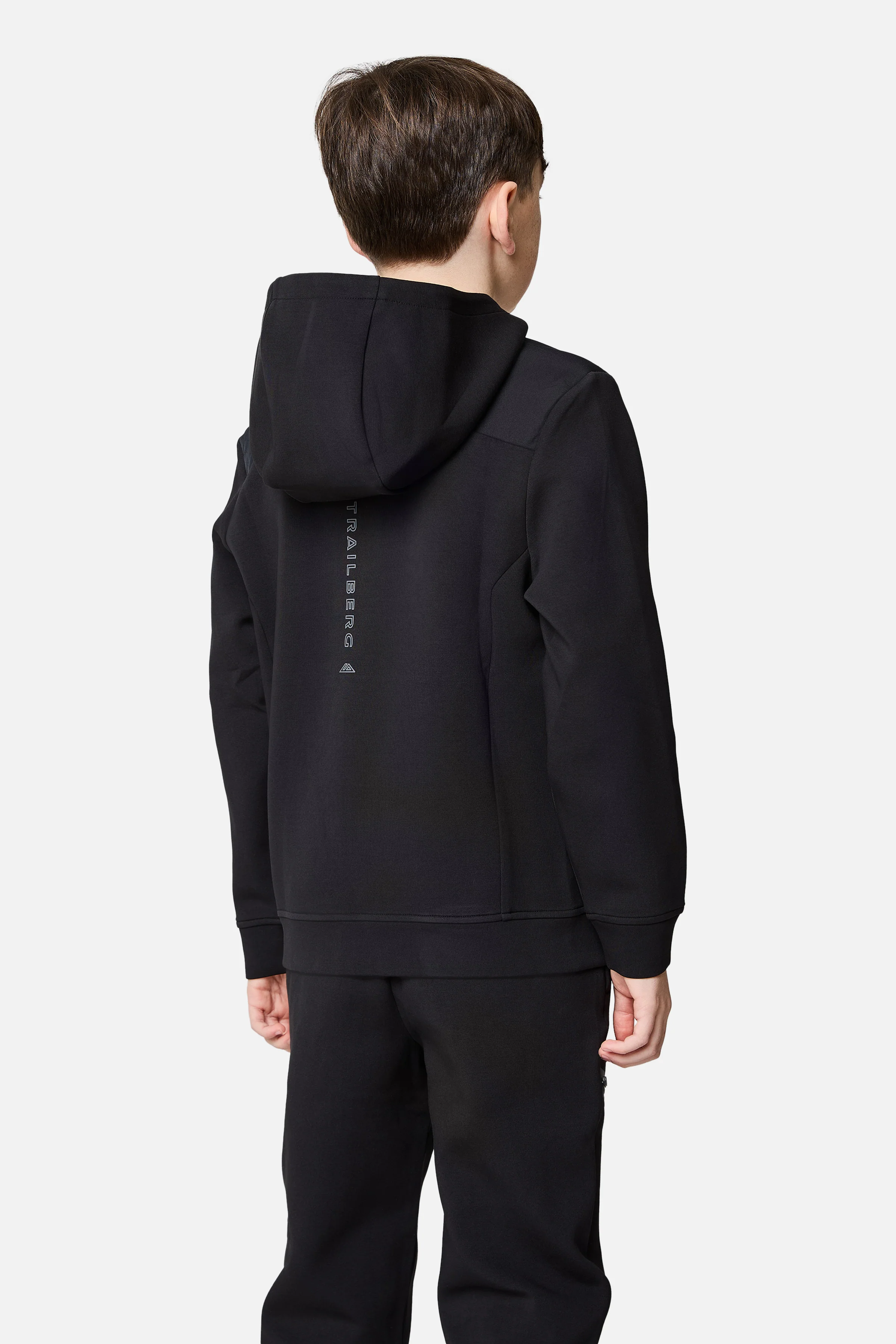 Boys Ignite Fleece Hood - Black - Image 4
