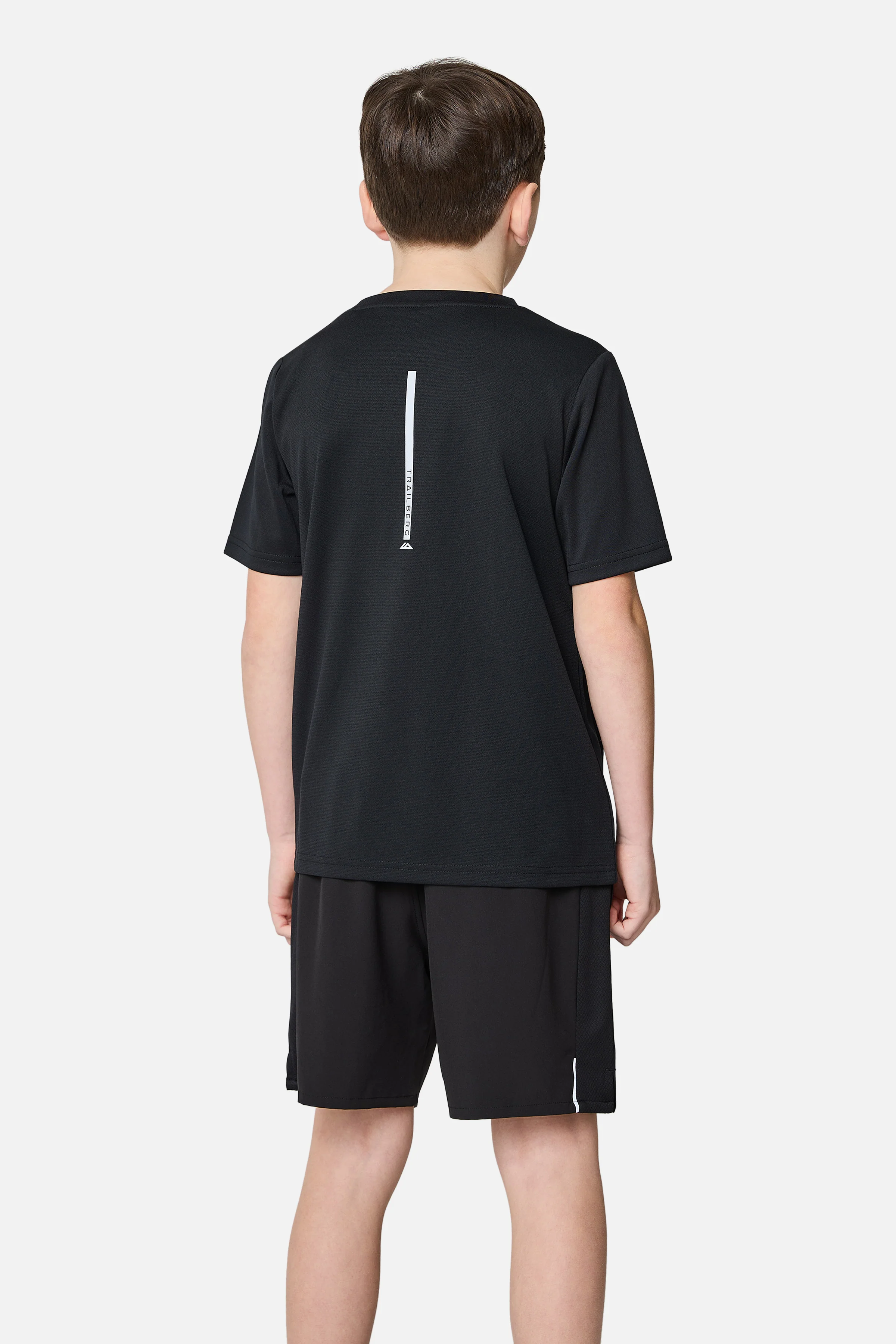 Boys Interval Tee - Black - Image 3