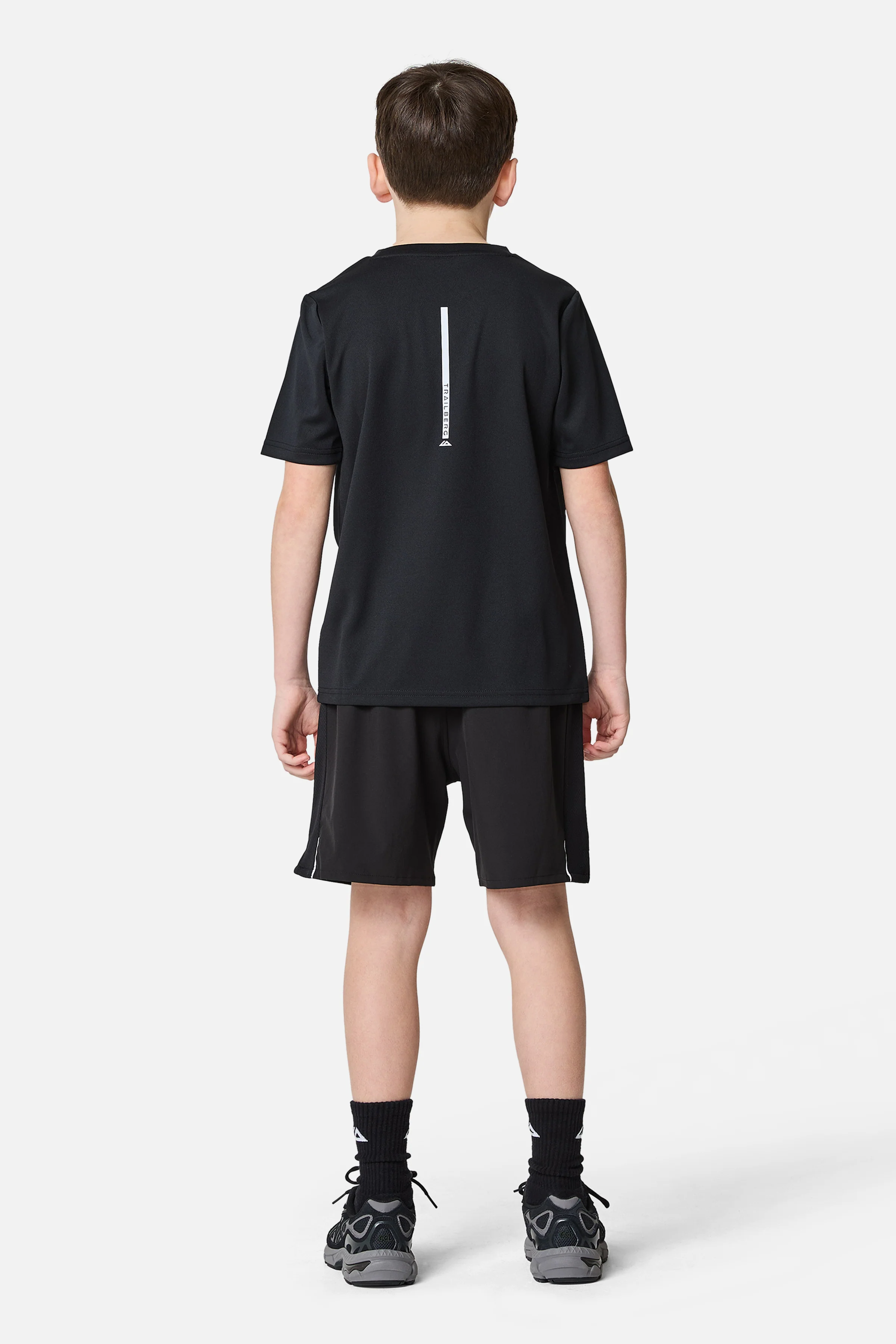 Boys Interval Tee - Black - Image 5