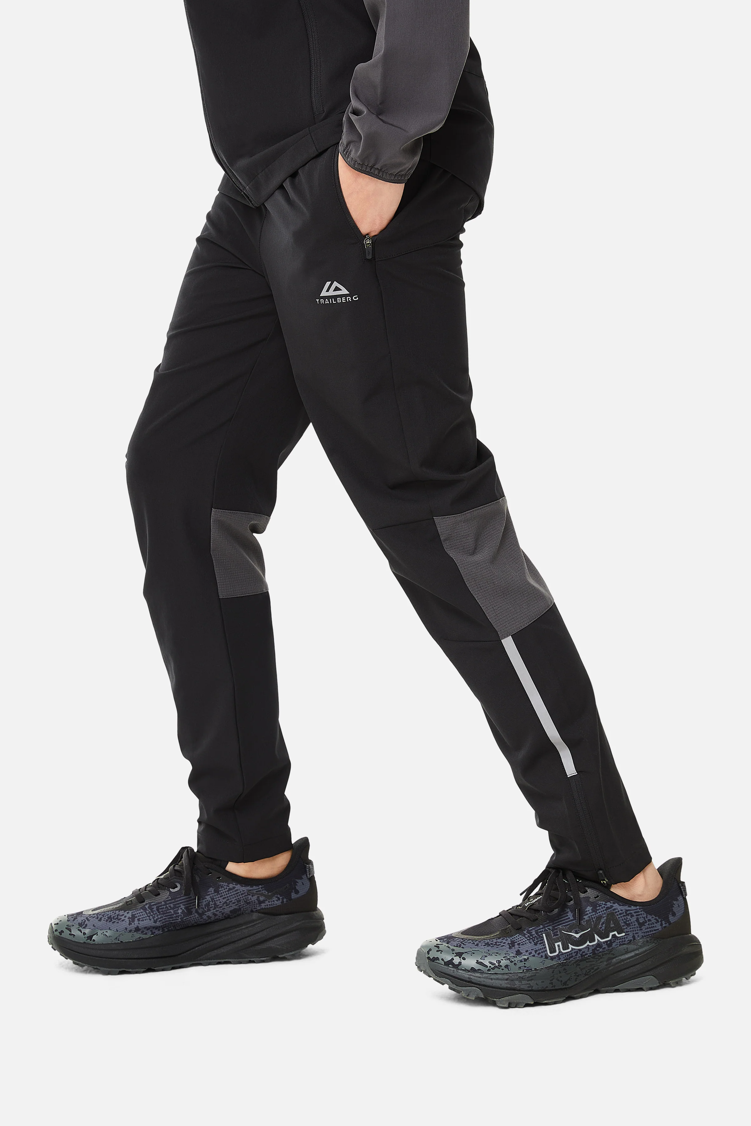 Boys Rapid Keyline Pant - Black/Volcano Grey - Image 6