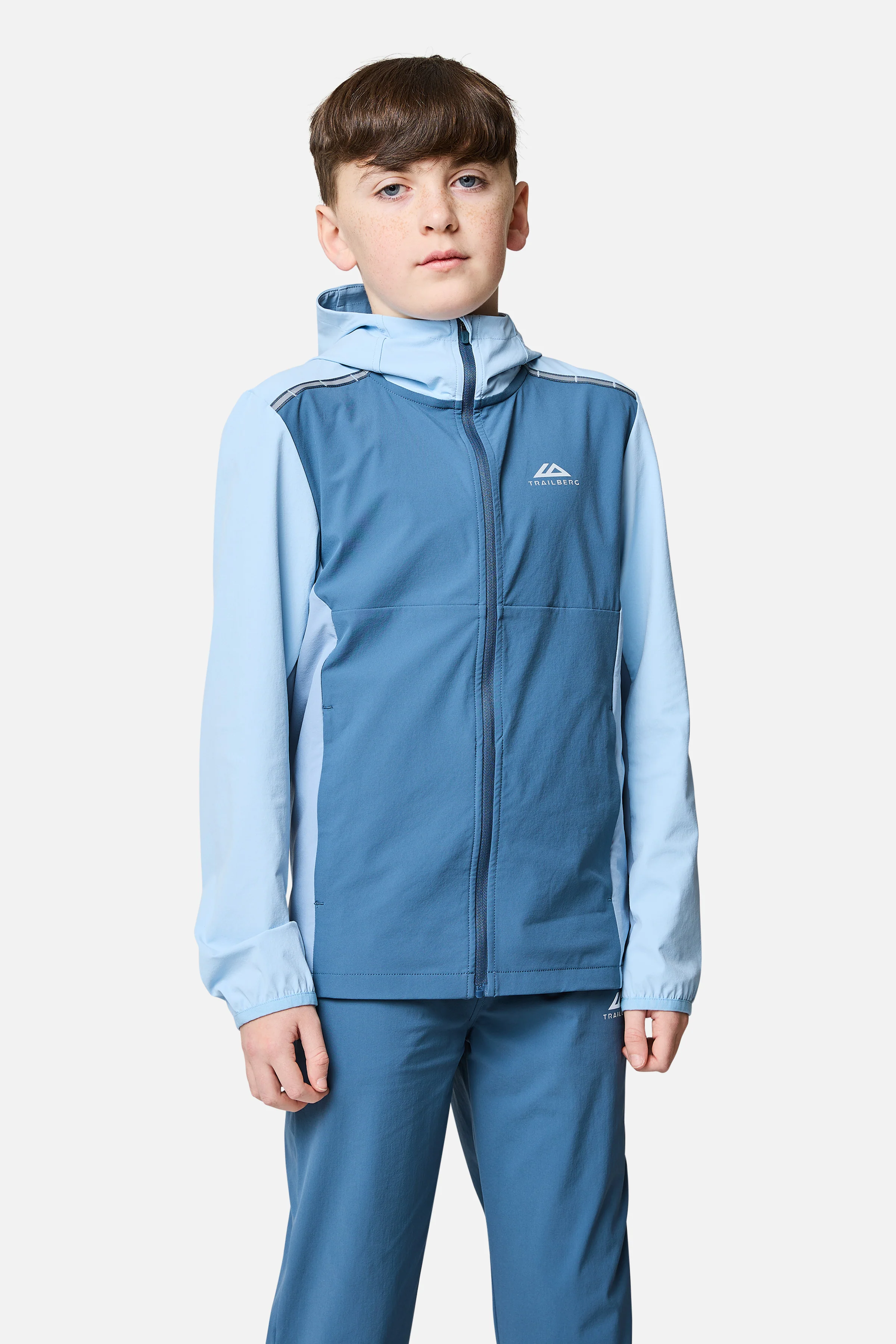 Boys Triathlon 3.0 Hood - Breeze/Washed Indigo/Dove Blue - Image 4