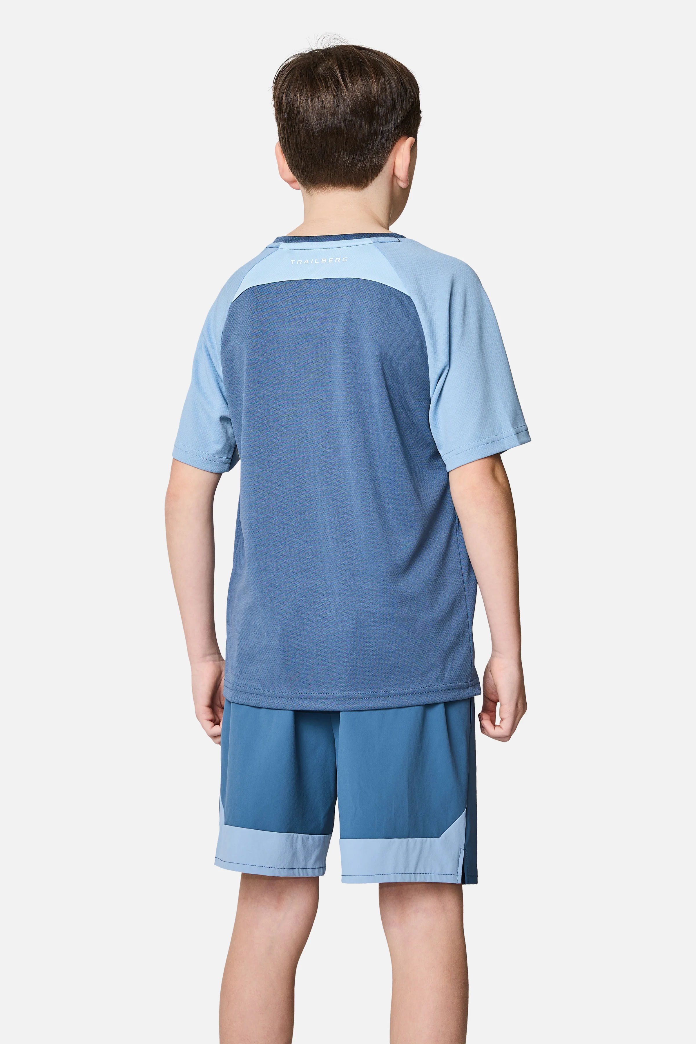 Boys Triathlon 3.0 Tee - Breeze / Washed Indigo - Image 6