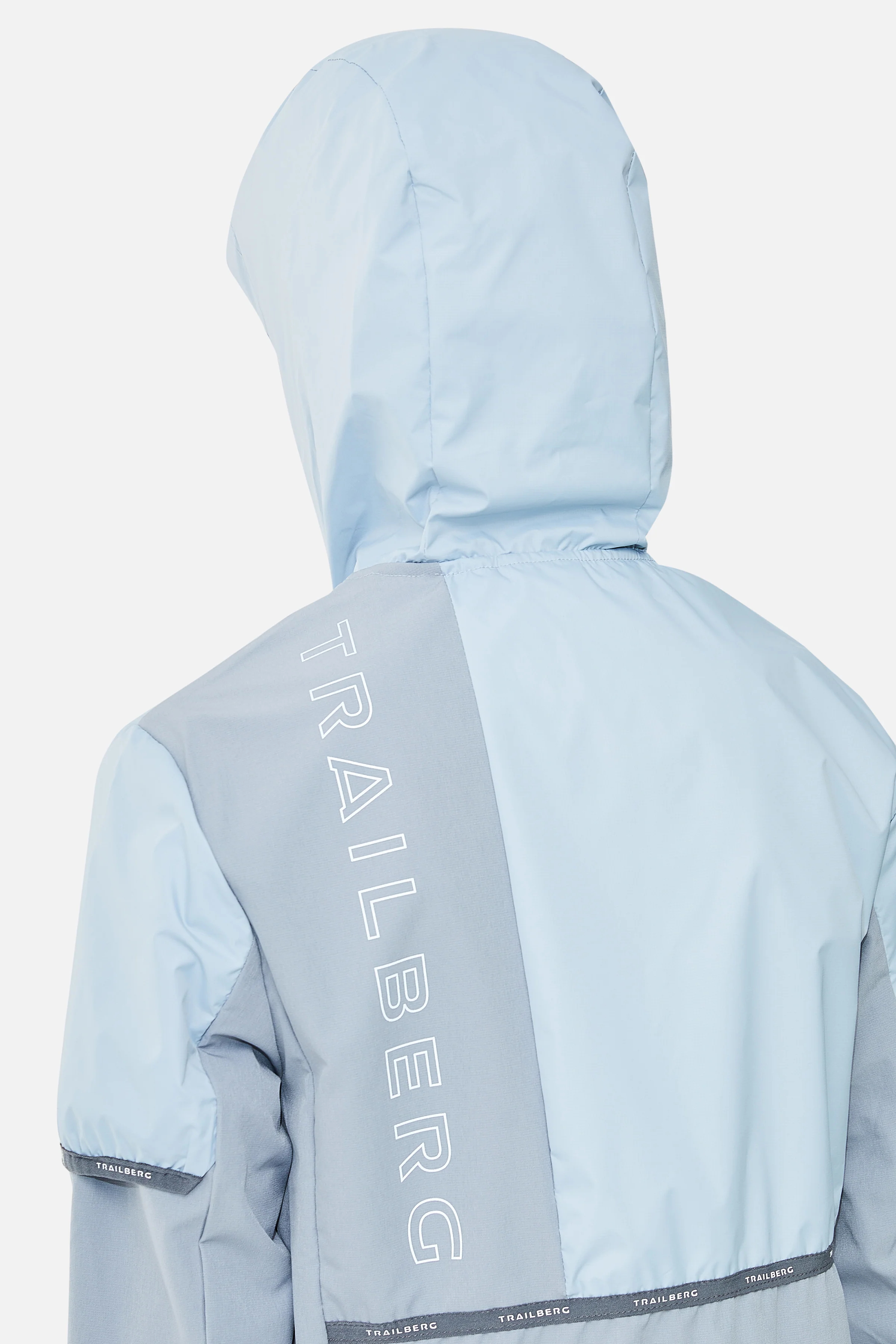 Boys Vertigo Tape Hood - Cloud Haze/Blue Frost - Image 6