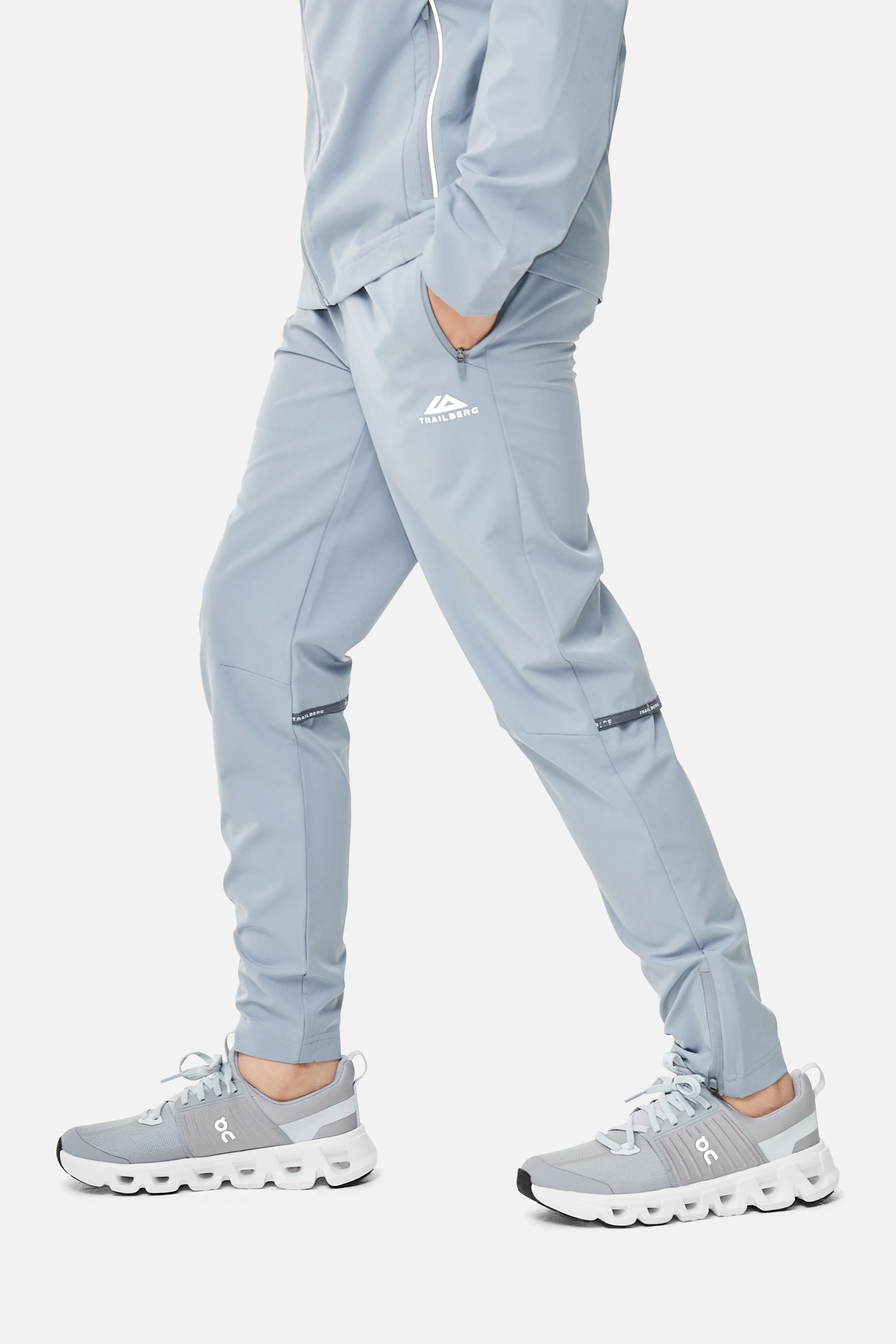 Boys Vertigo Tape Pant - Cloud Haze/Blue Frost - Image 5