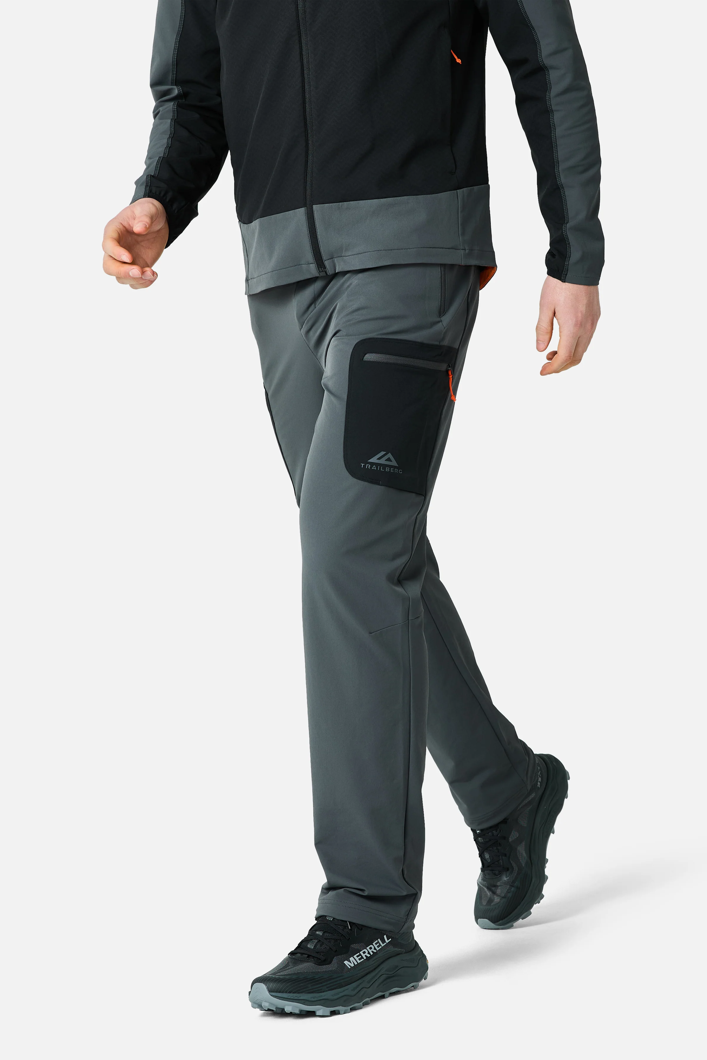 Caldera Outdoor Pant - Volcano Grey/Black - Image 2