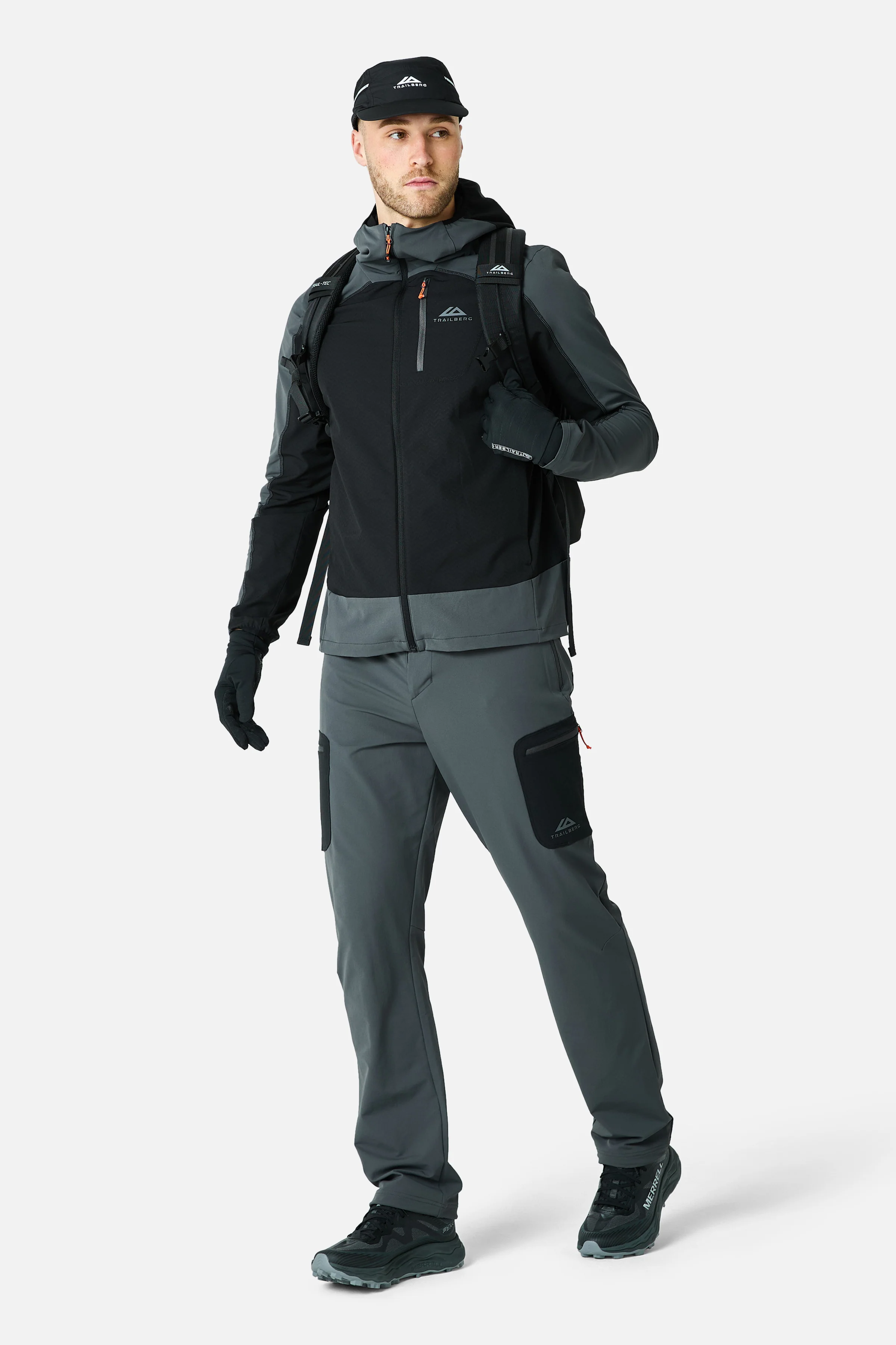 Caldera Outdoor Pant - Volcano Grey/Black - Image 3