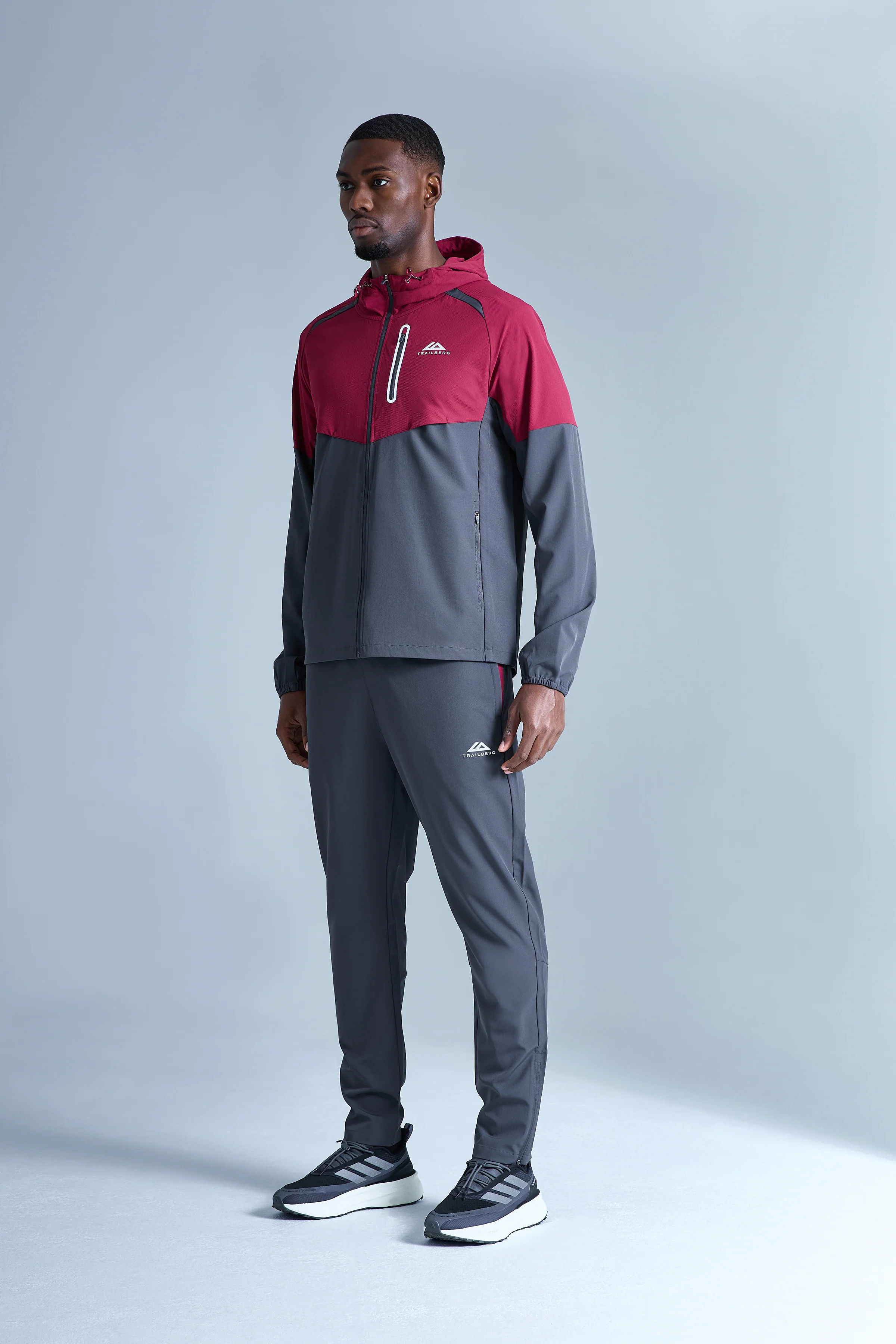 AW25 Cloud Hood - Crimson Velvet/Volcano Grey - Image 6