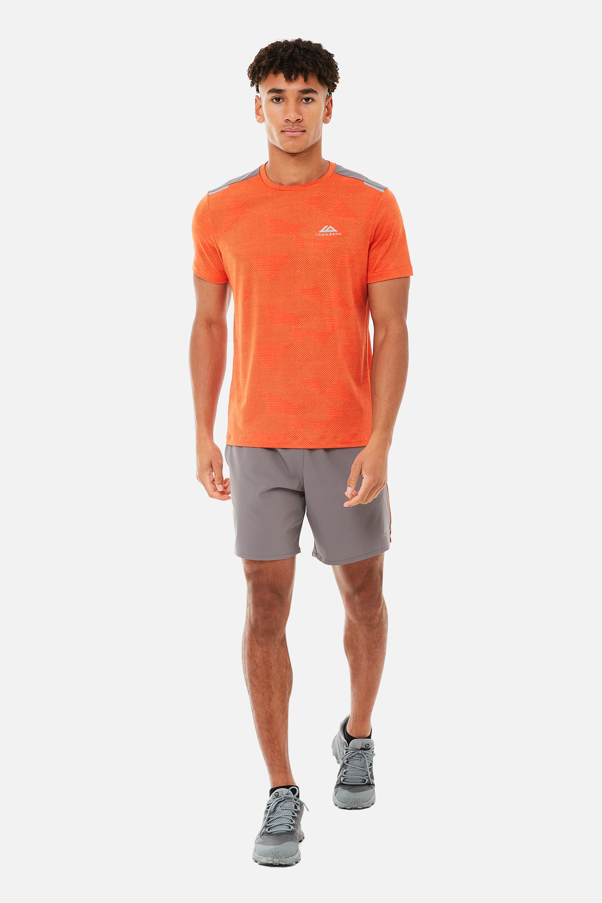 Dimension Tee - Orange/Grey - Image 3