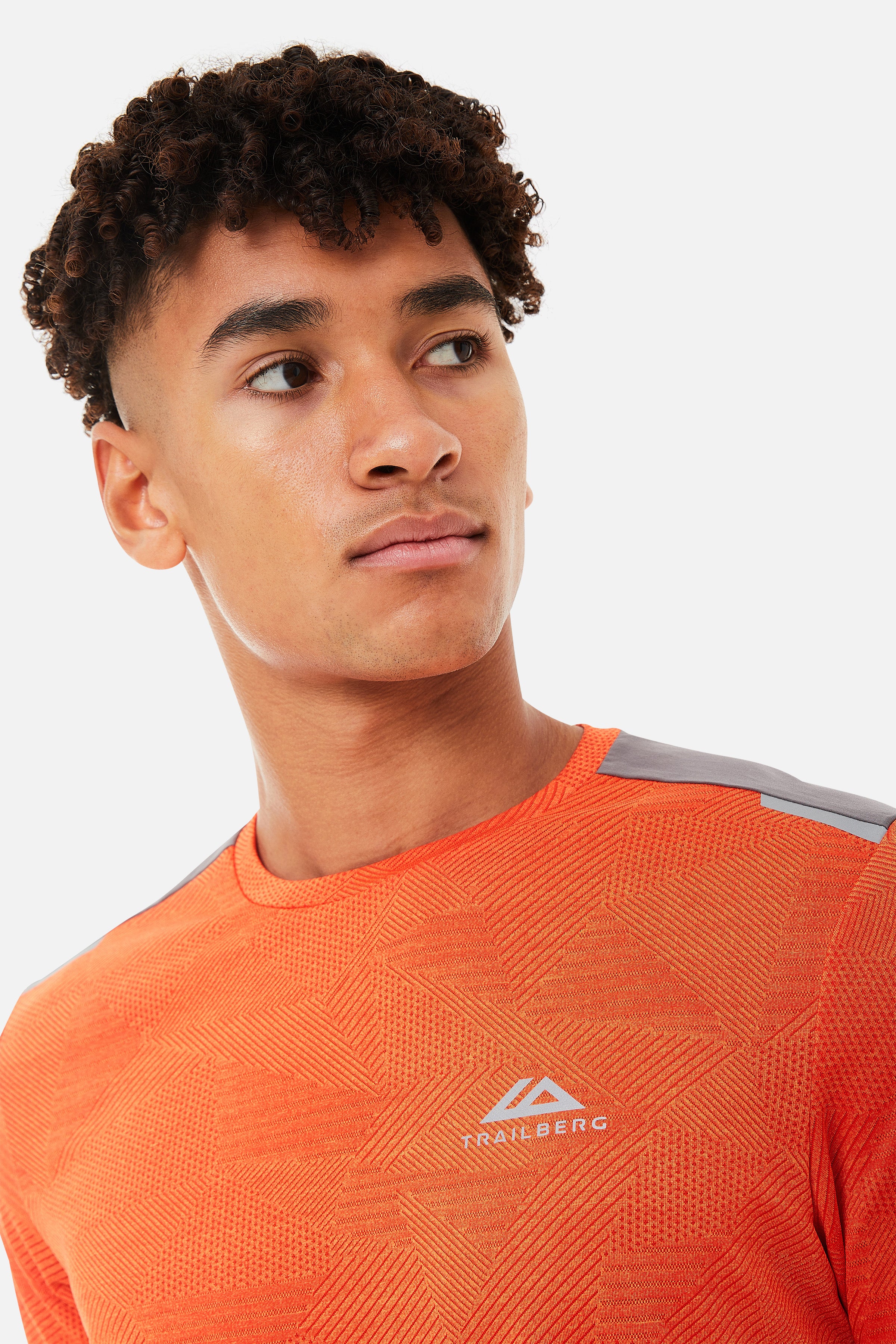 Dimension Tee - Orange/Grey - Image 4