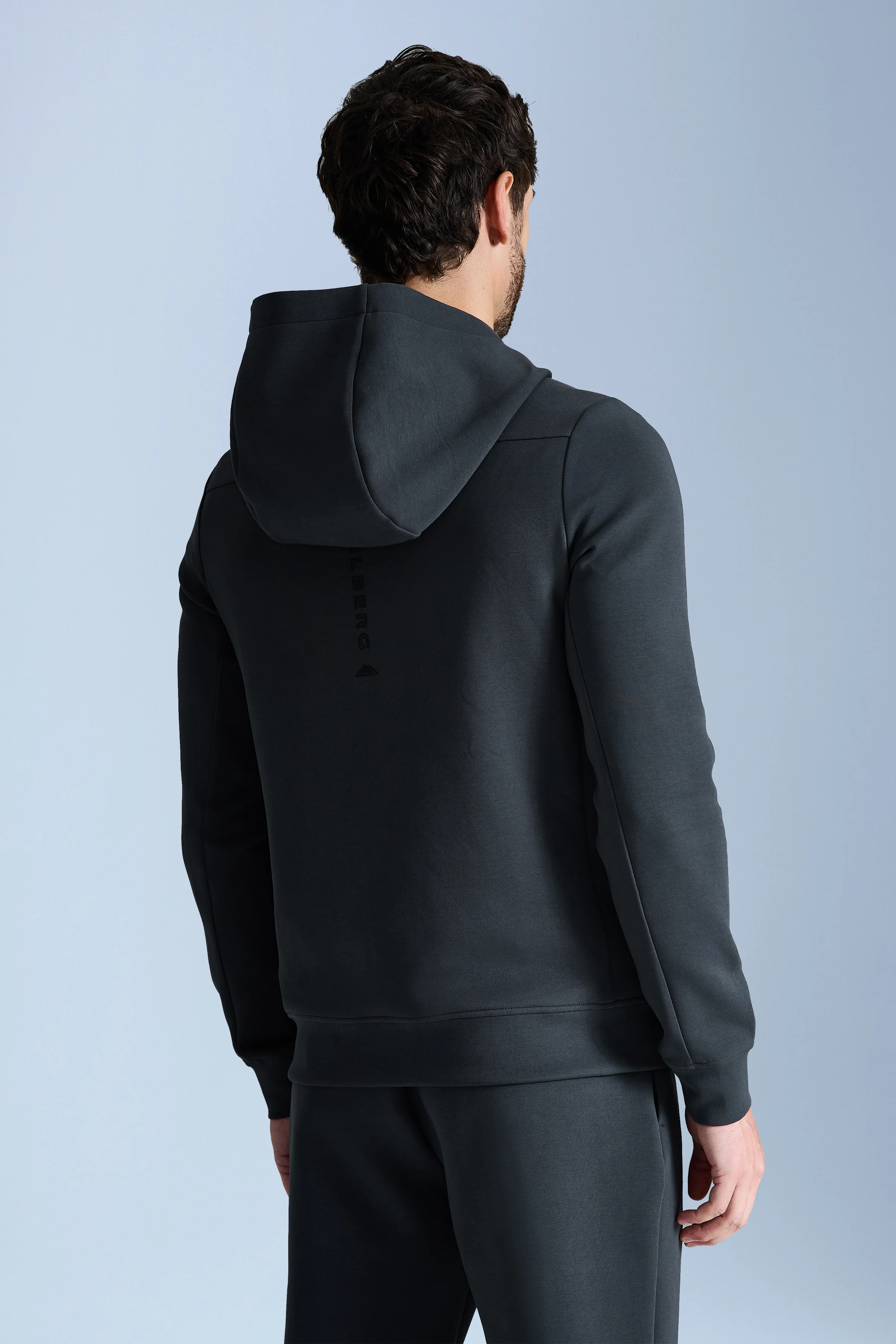 Energy Fleece Hood - Volcano Grey - Image 5