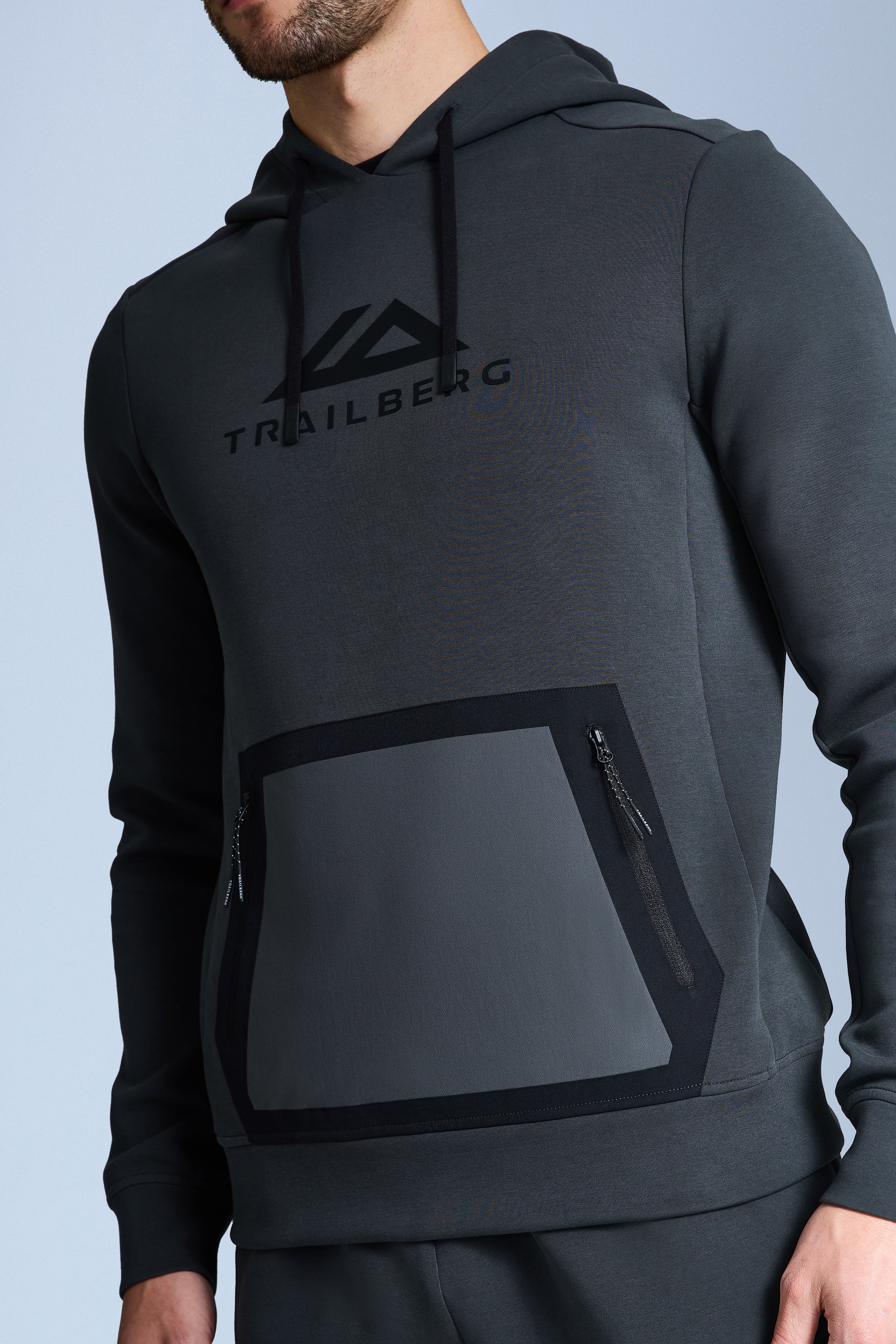 Energy Fleece Hood - Volcano Grey - Image 6