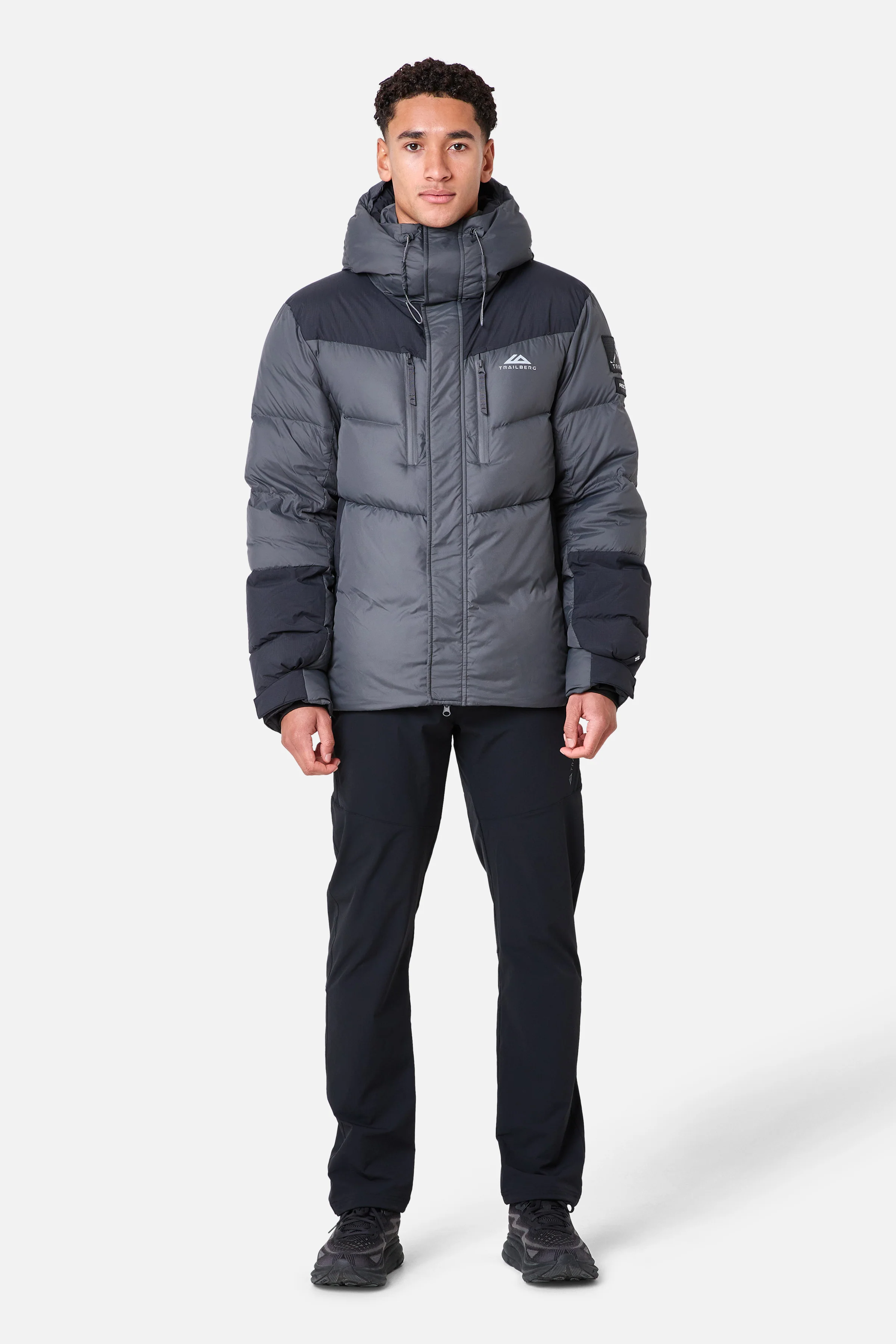 Everest 600F Down Jacket - Volcano Grey/Black - Image 7