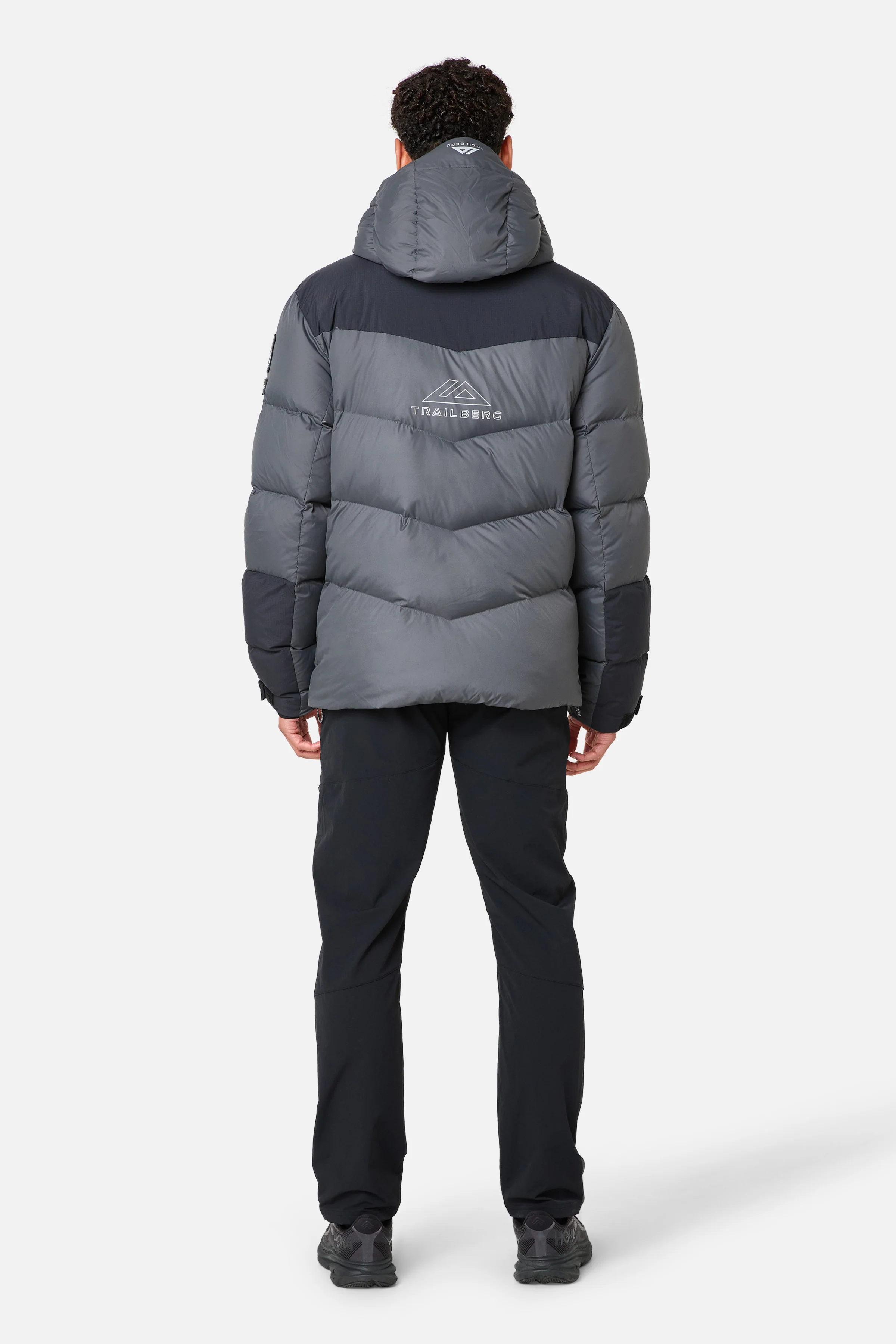 Everest 600F Down Jacket - Volcano Grey/Black - Image 8