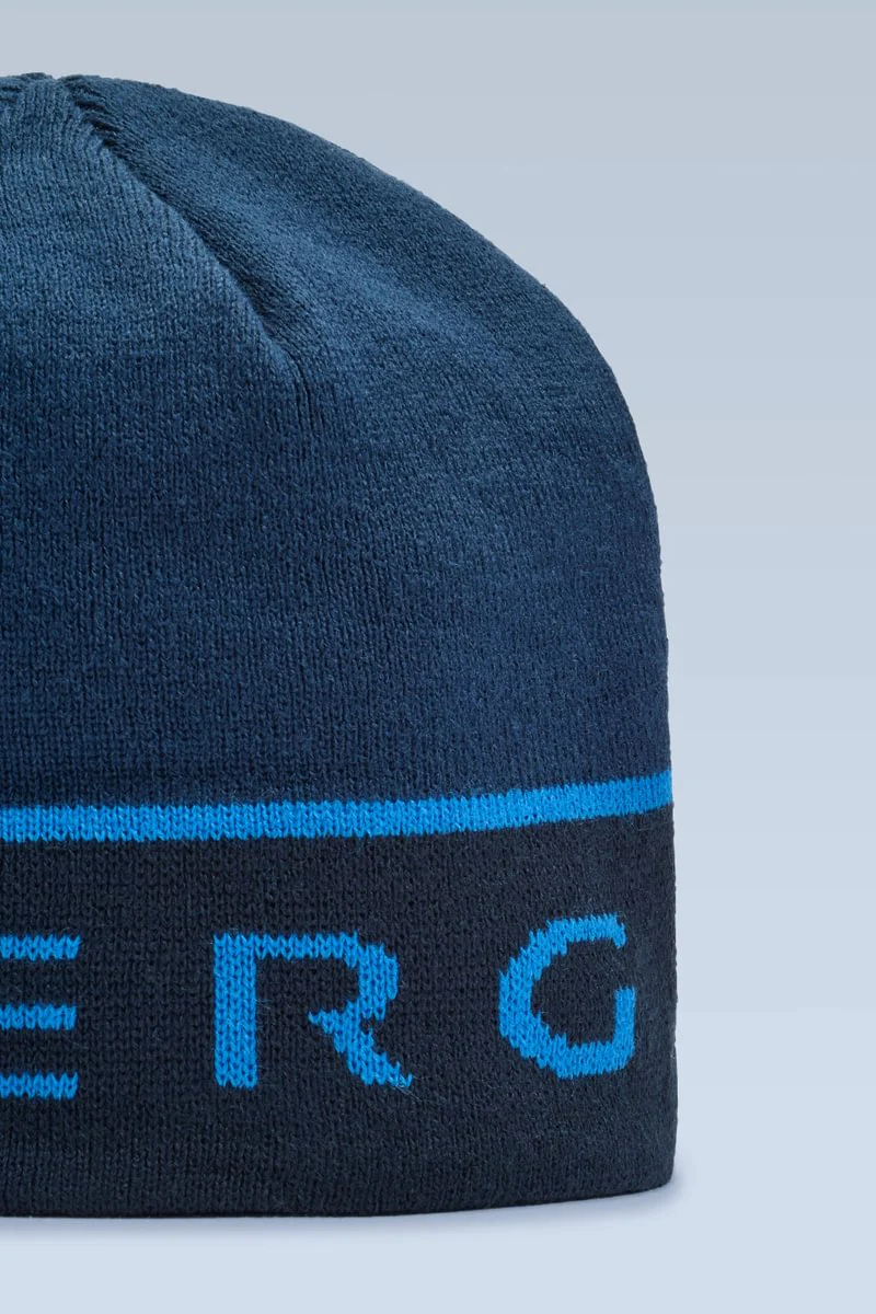 Flint Beanie Hat - Navy Blue/Deep Ocean/Lakeside Blue - Image 2