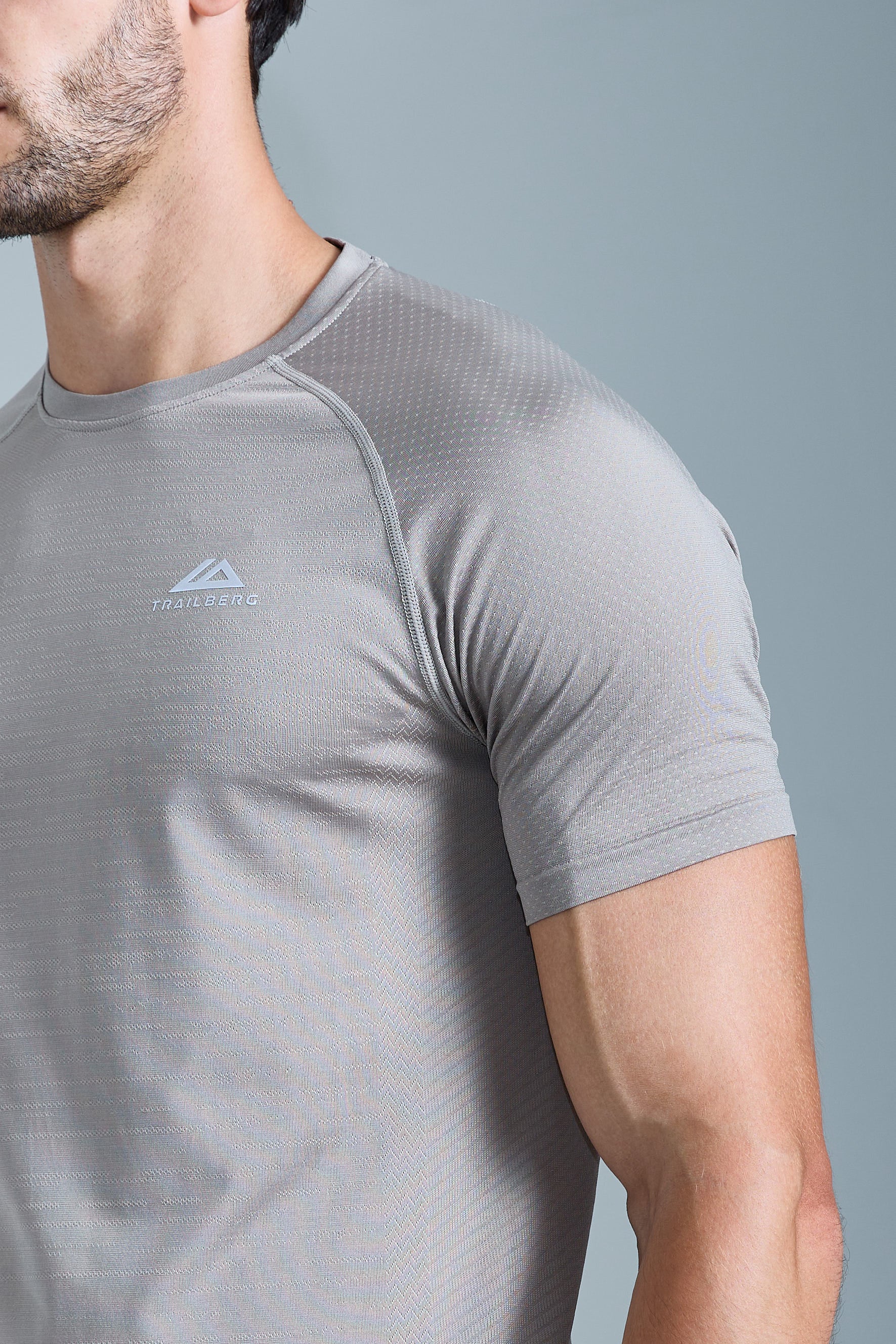 Form Seamless Tee - Pale Taupe/Dune White - Image 4