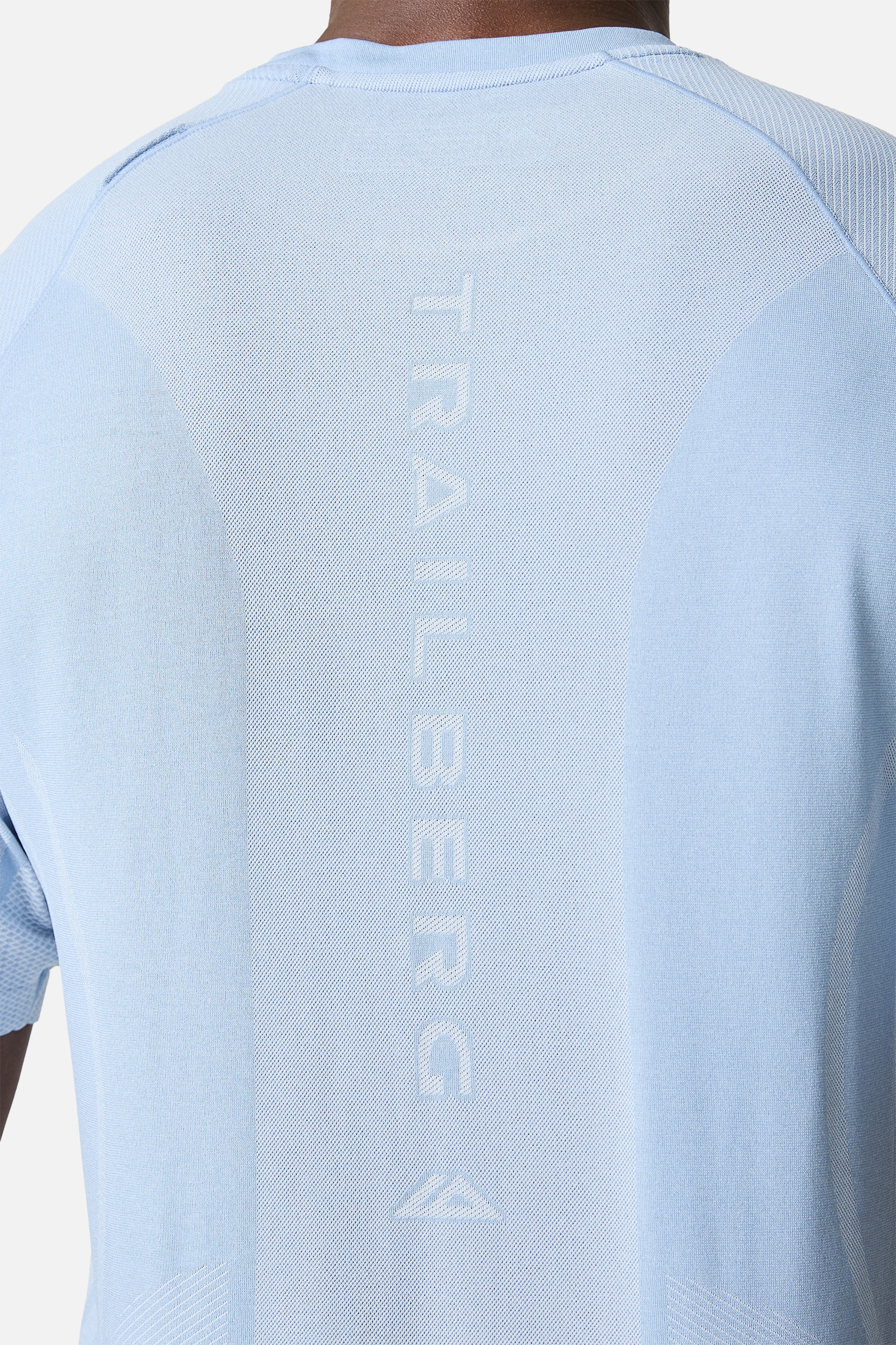 Fusion Seamless Tee - Dune Blue/White - Image 2