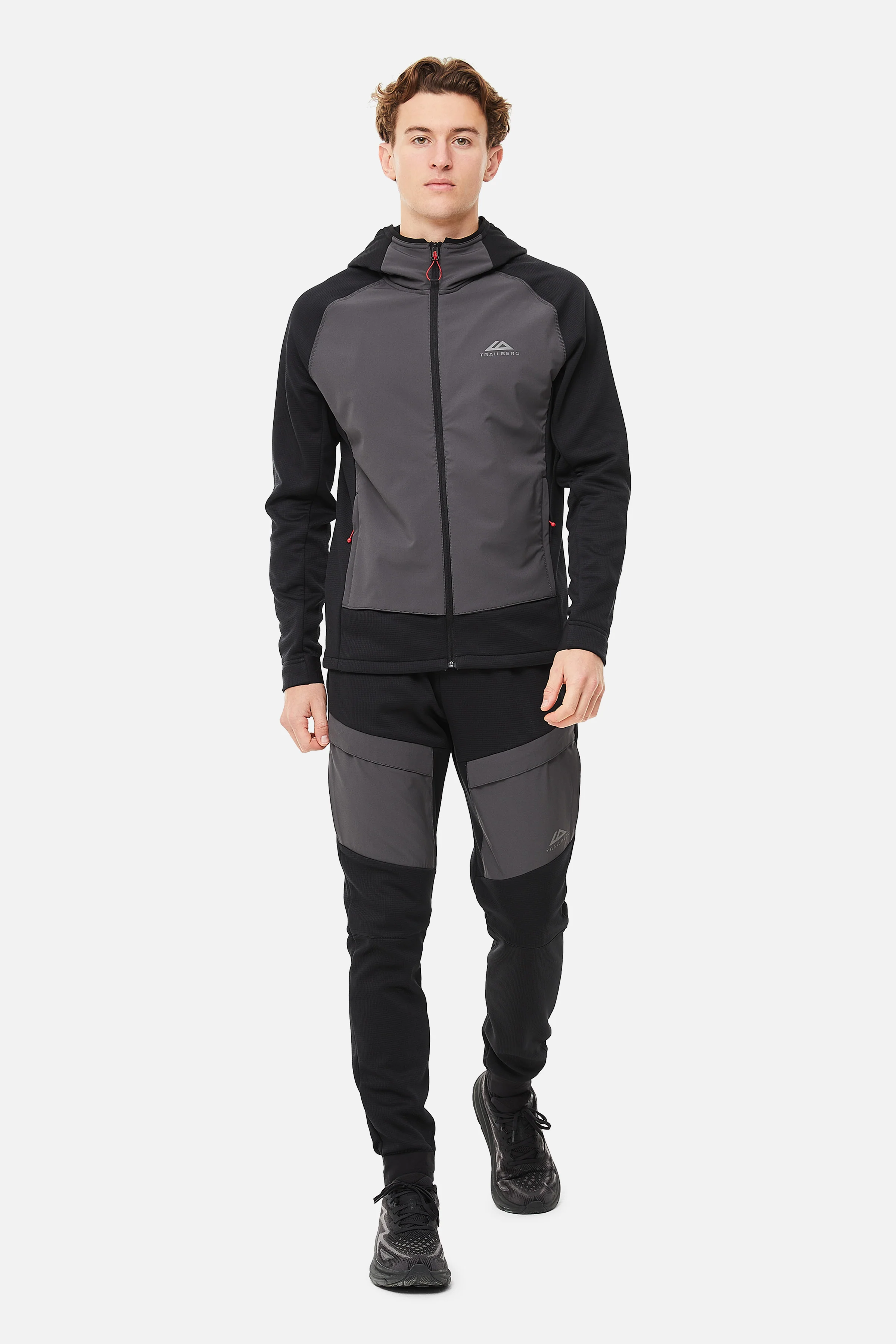 Glacier Fleece Pant - Black/Grey - Image 2
