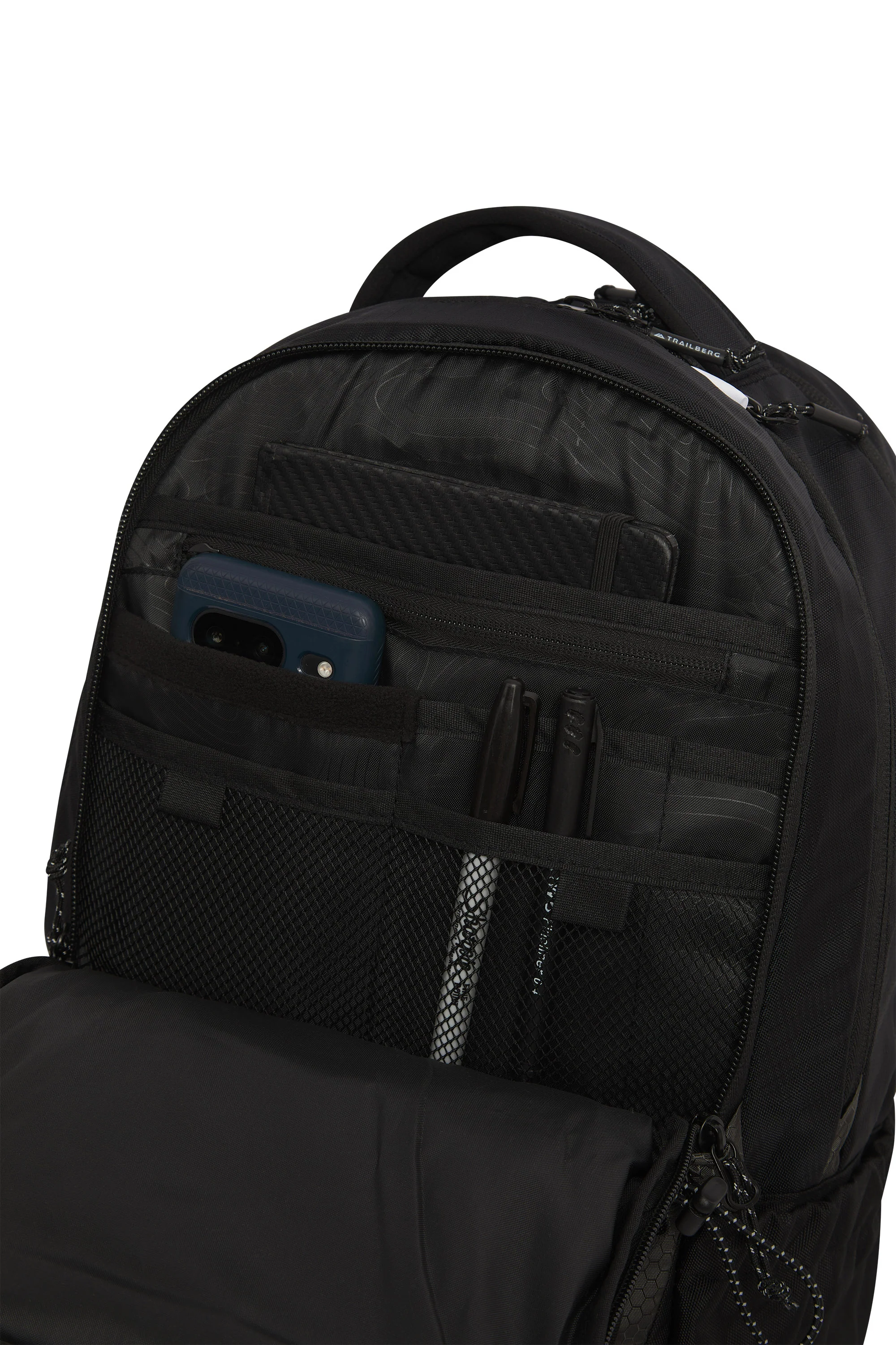 Mavot Backpack - Black/Volcano Grey/White - Image 2