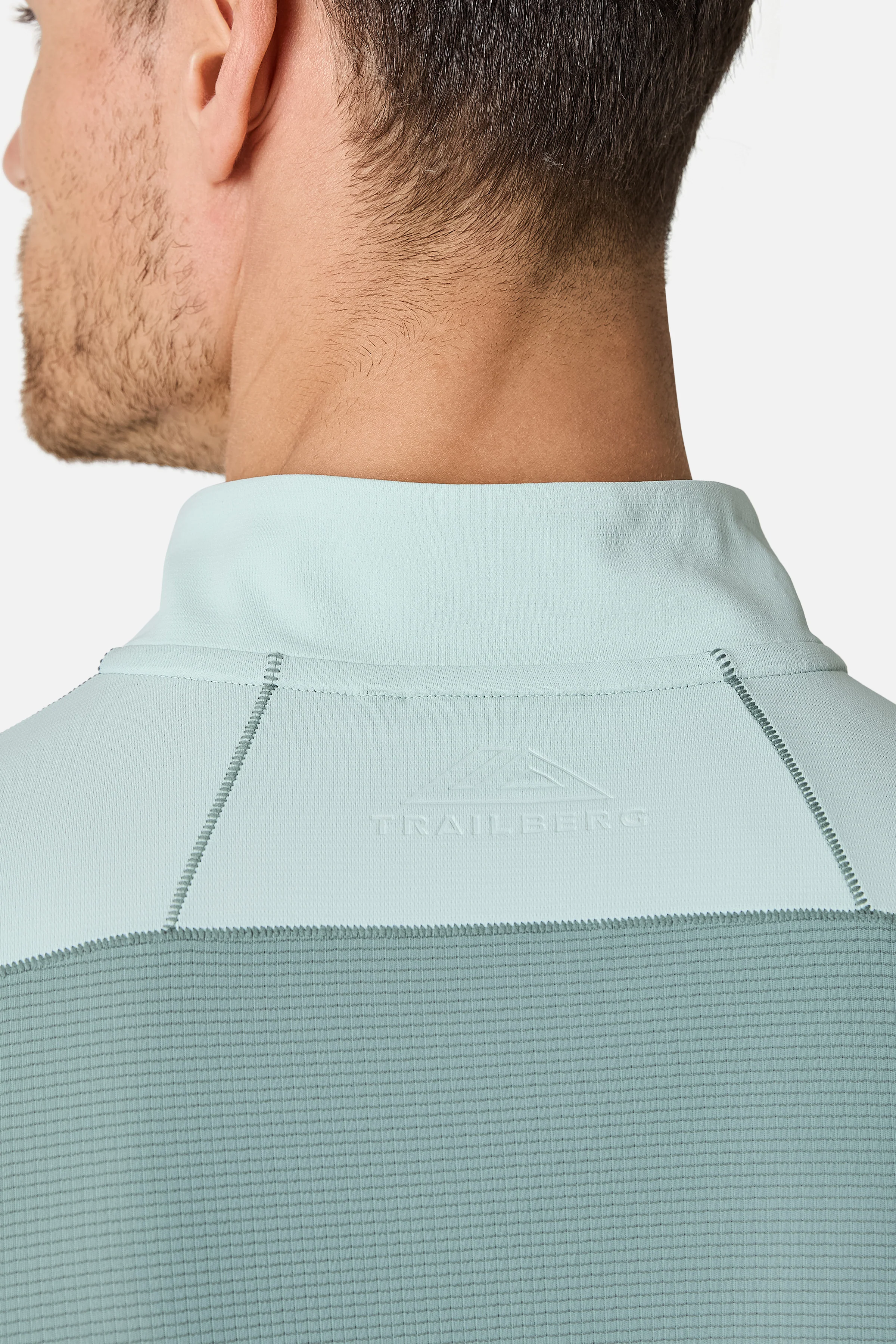 Nucleus Outdoor 1/4 Zip - Tide Mist/Willow Green - Image 3